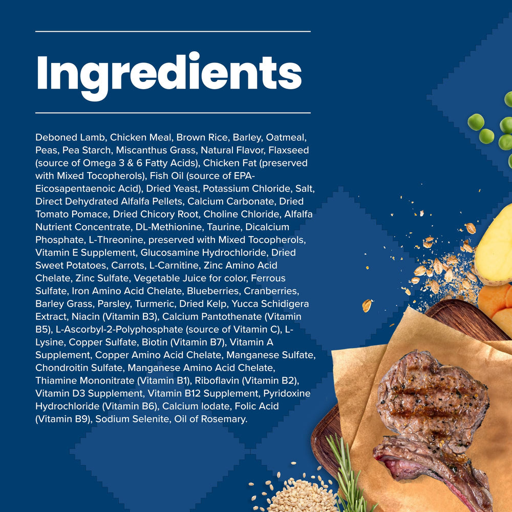 Blue Buffalo Glucosamine and Chondroitin aid joint health in the kibble.