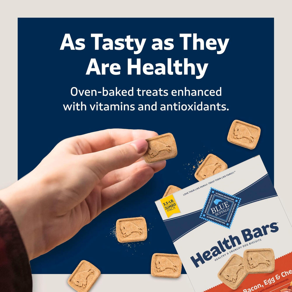 All-breed-sizes icon on Health Bars packaging.