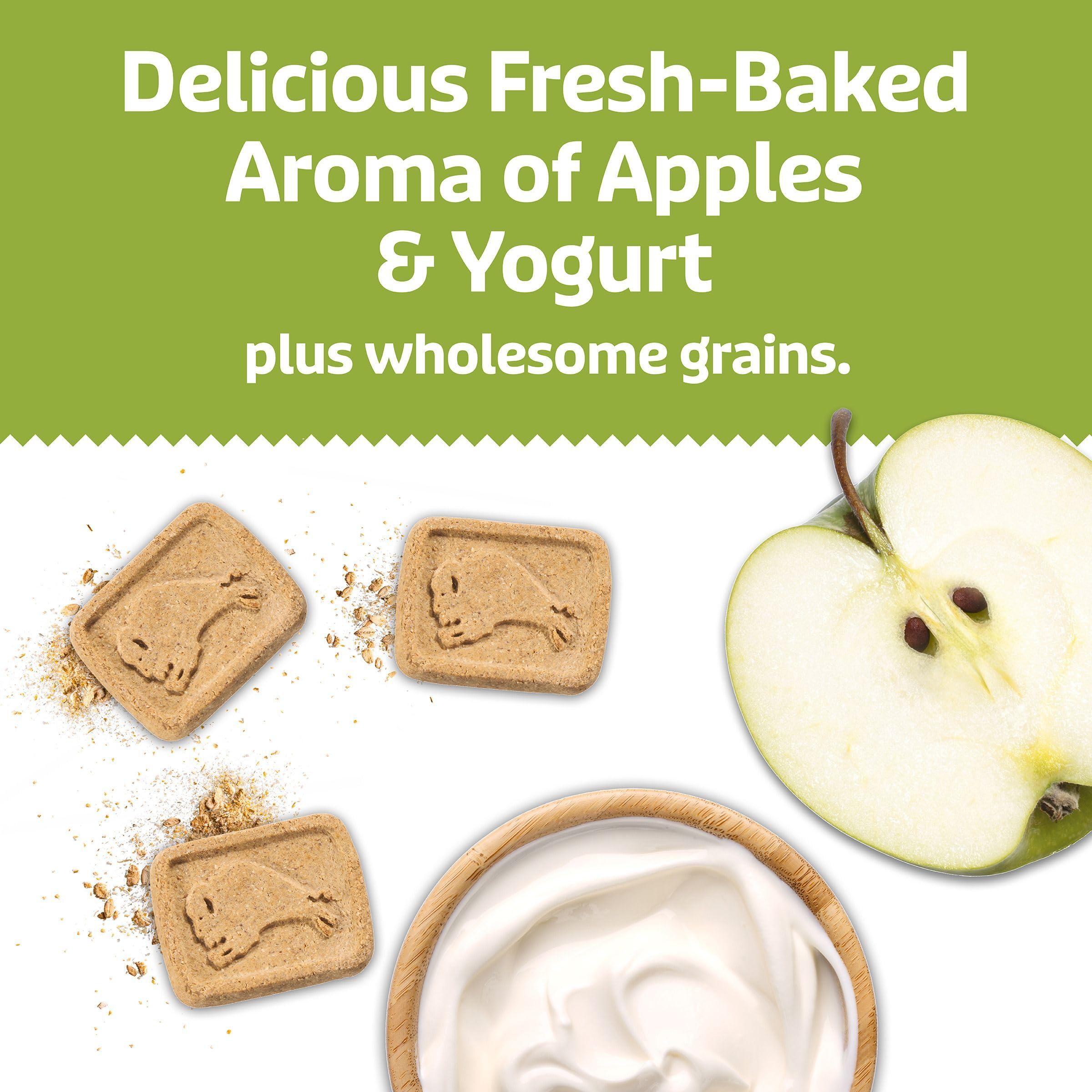 Blue Buffalo Health Bars apples and yogurt ingredients promote natural snacking.