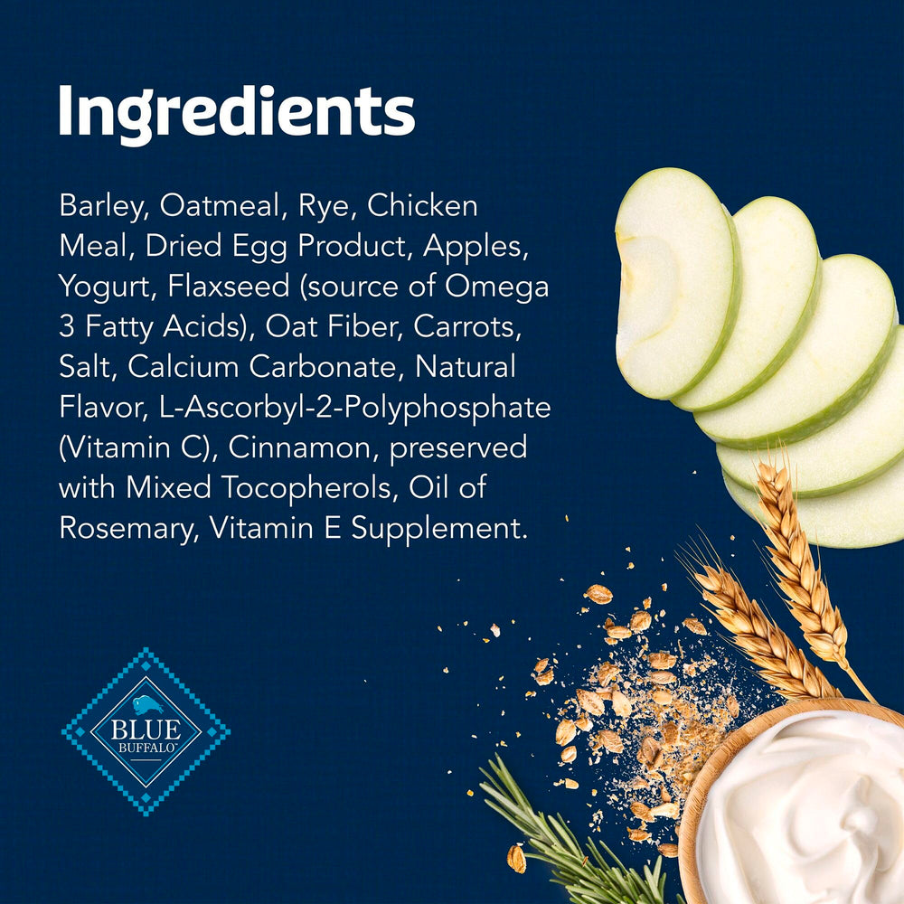 Blue Buffalo Health Bars are free from corn, wheat, and soy.
