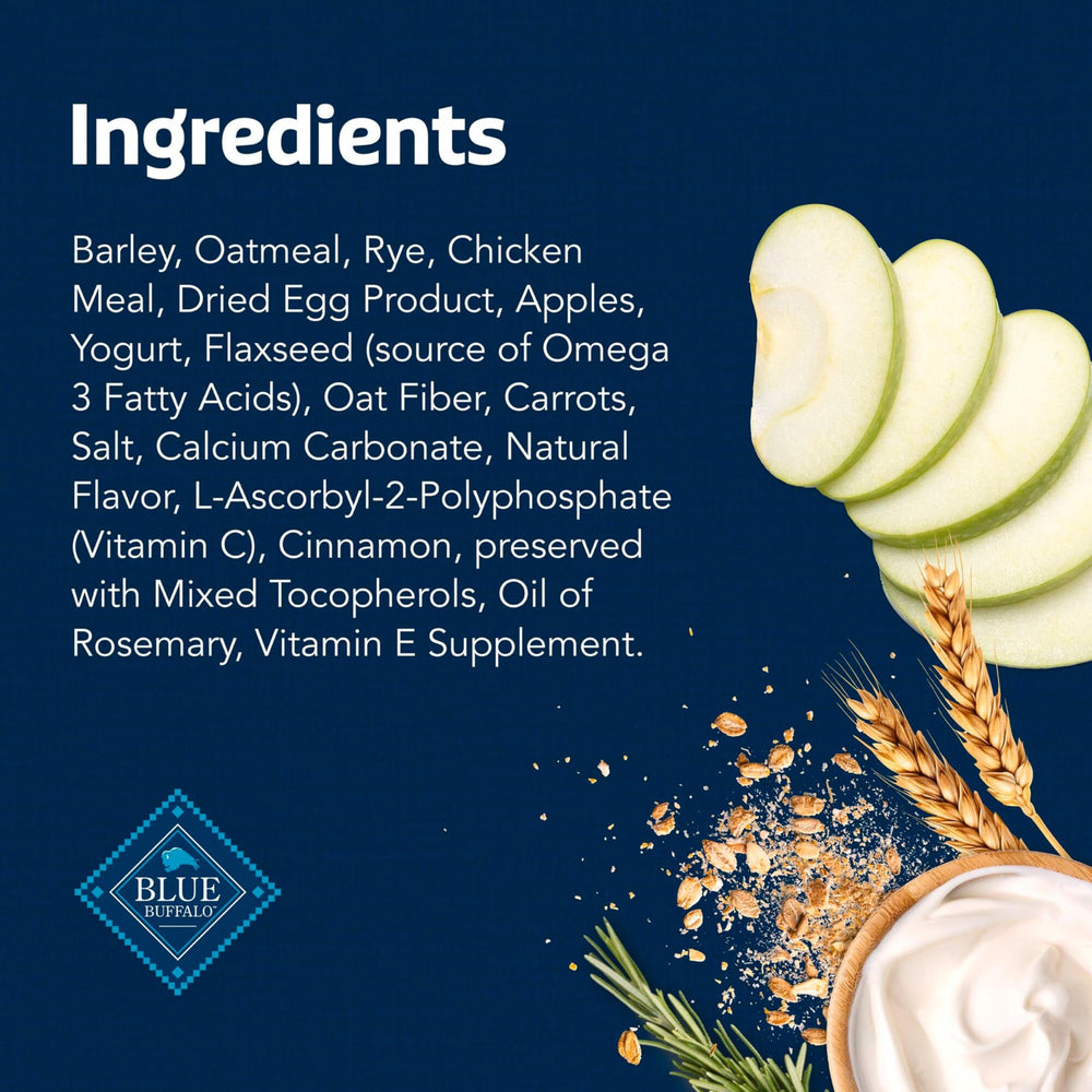 Blue Buffalo Health Bars deliver omega-3 and antioxidants support.