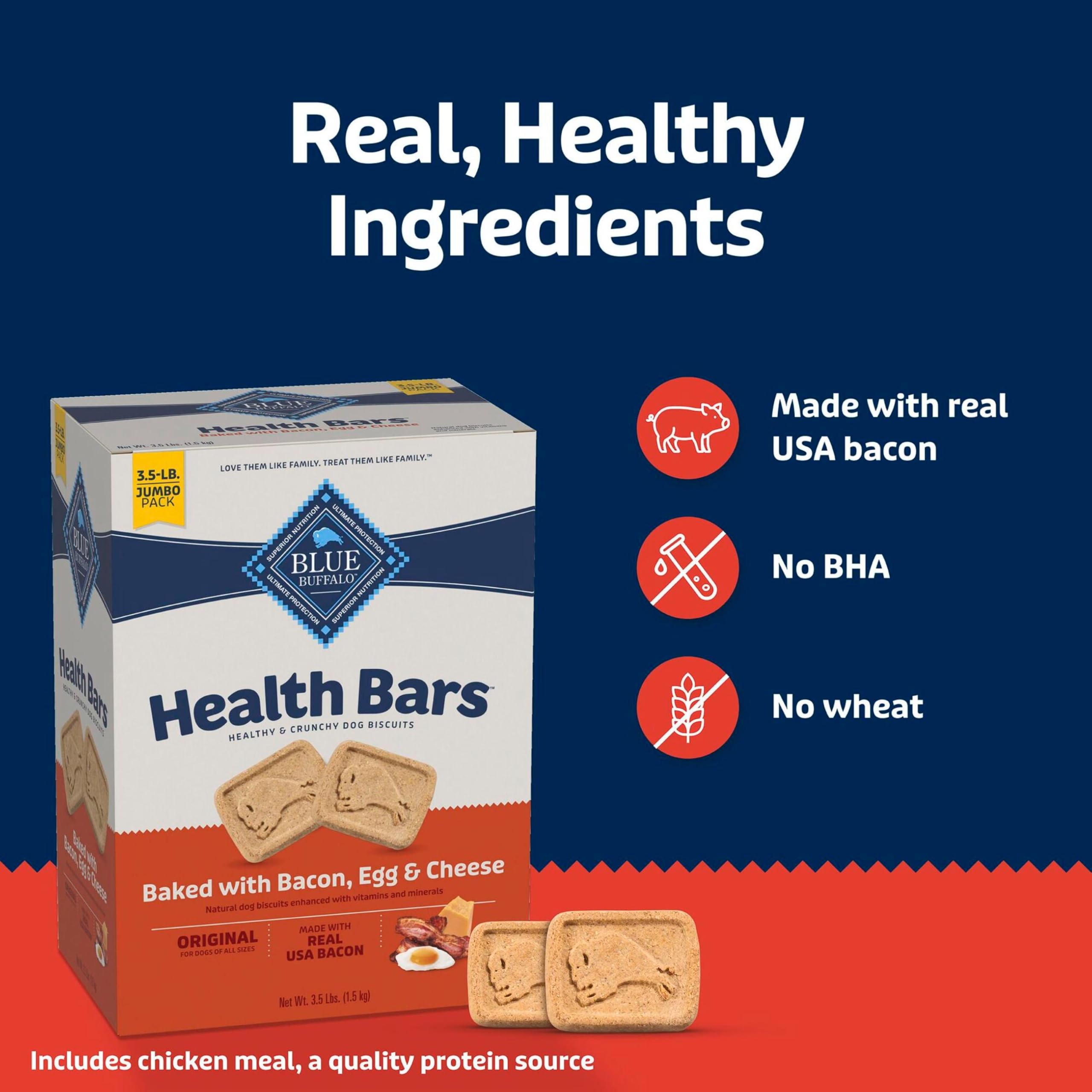 Health Bars training-treats ready for rewards and easy to break apart.