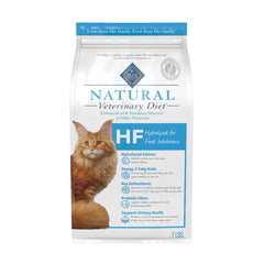 Blue Buffalo HF Hydrolyzed Salmon first-ingredient cat food for sensitive tummies