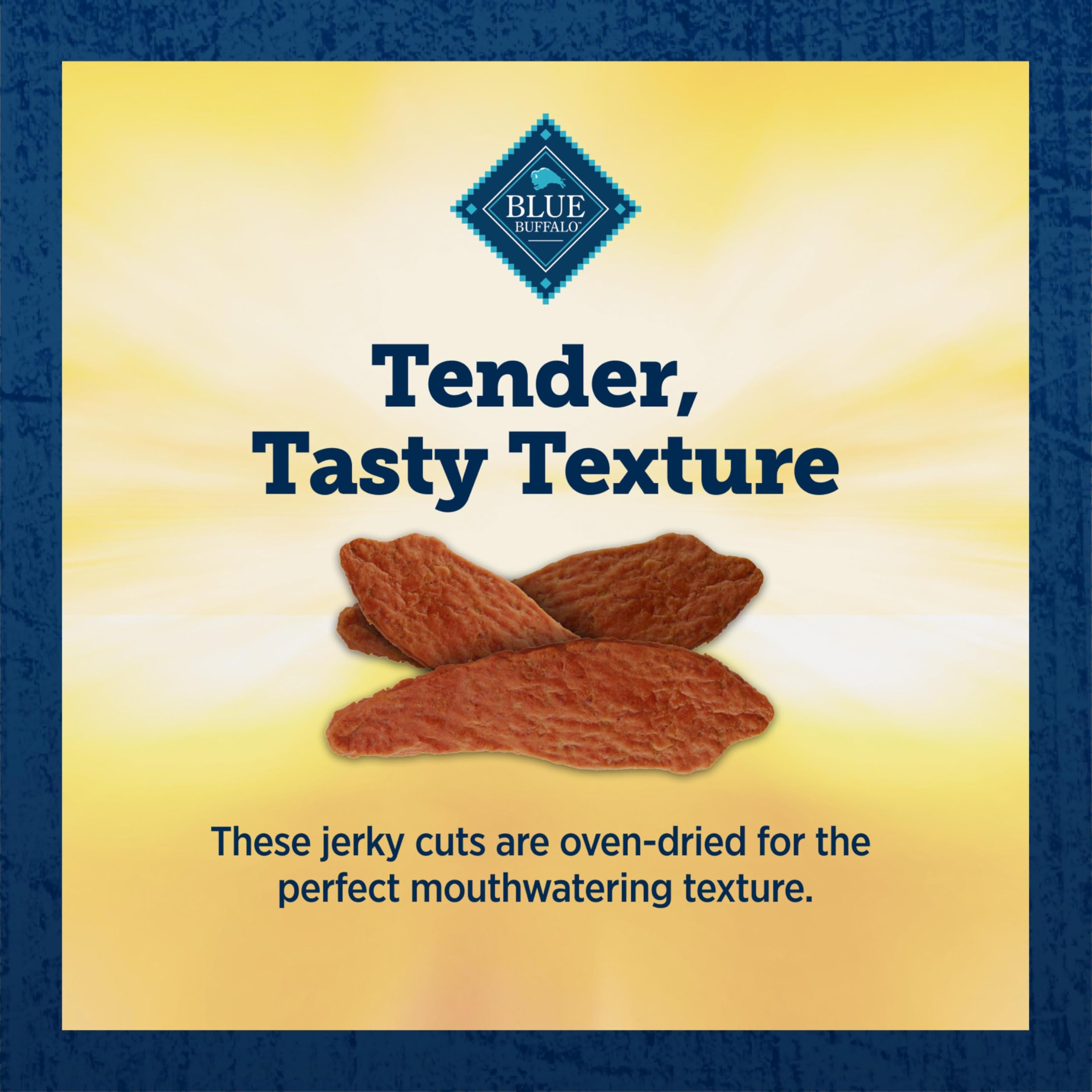 Easy-tear jerky cuts for versatile rewards across breeds.