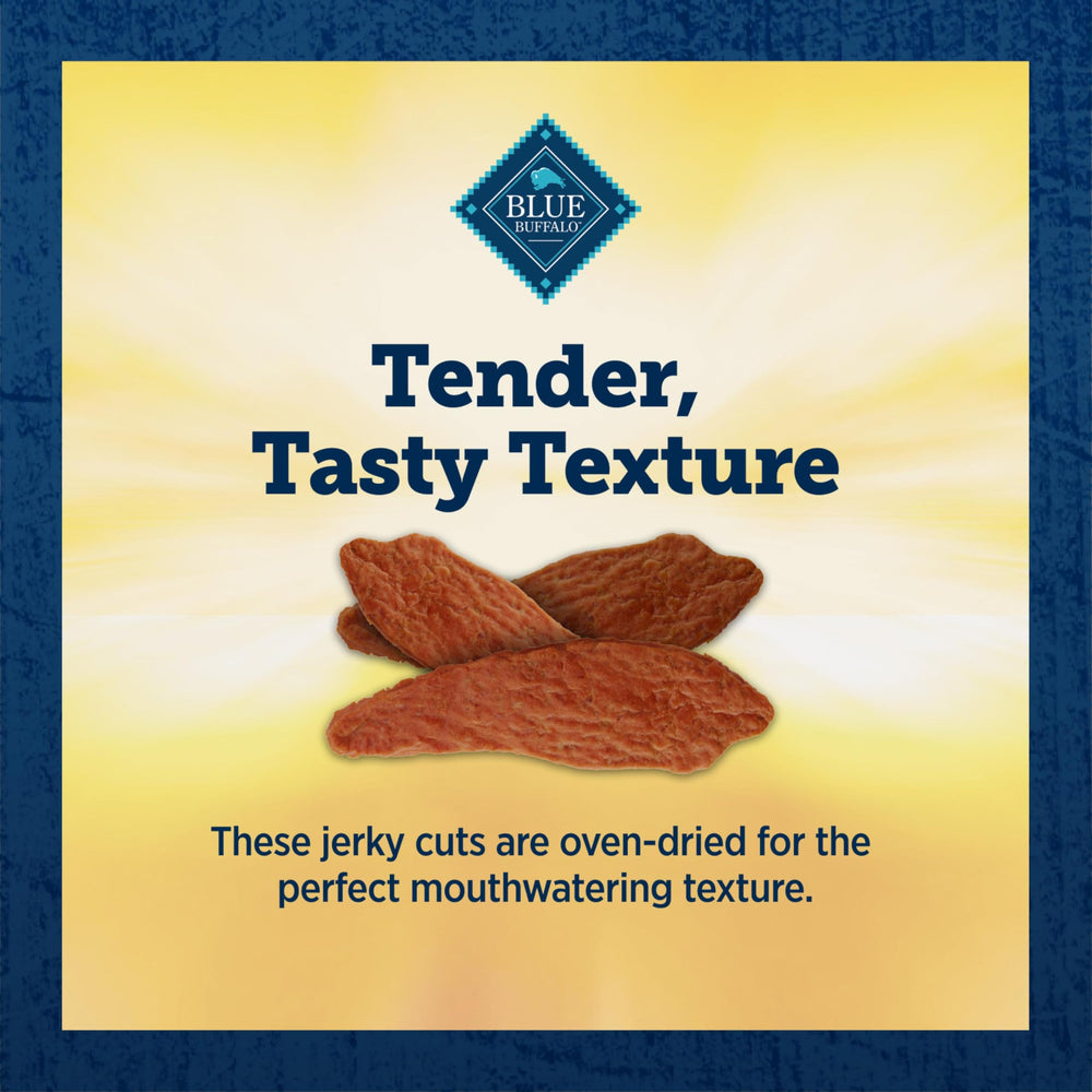 Easy-tear jerky cuts for versatile rewards across breeds.