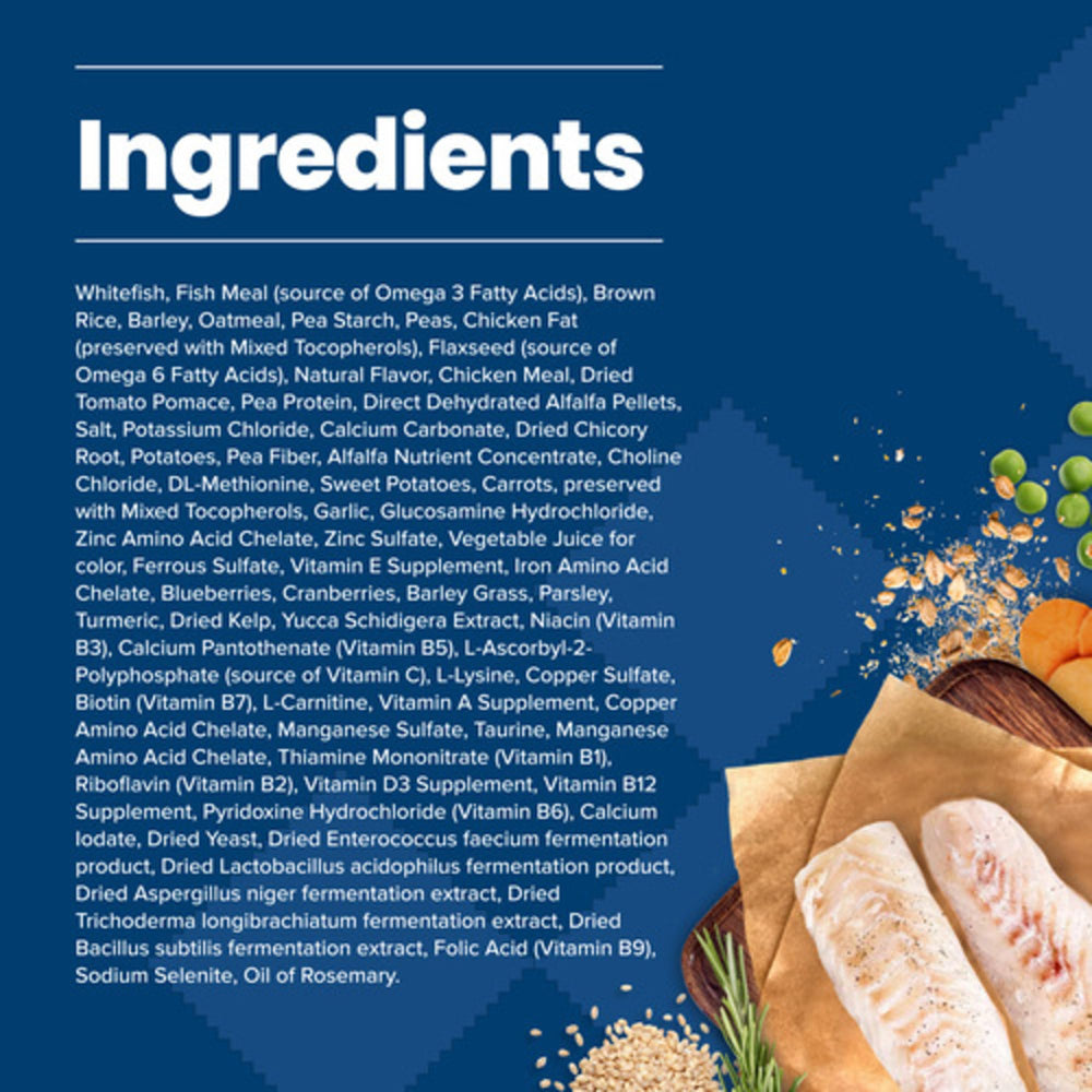 Blue Buffalo no chicken by-products label communicates cleaner ingredients
