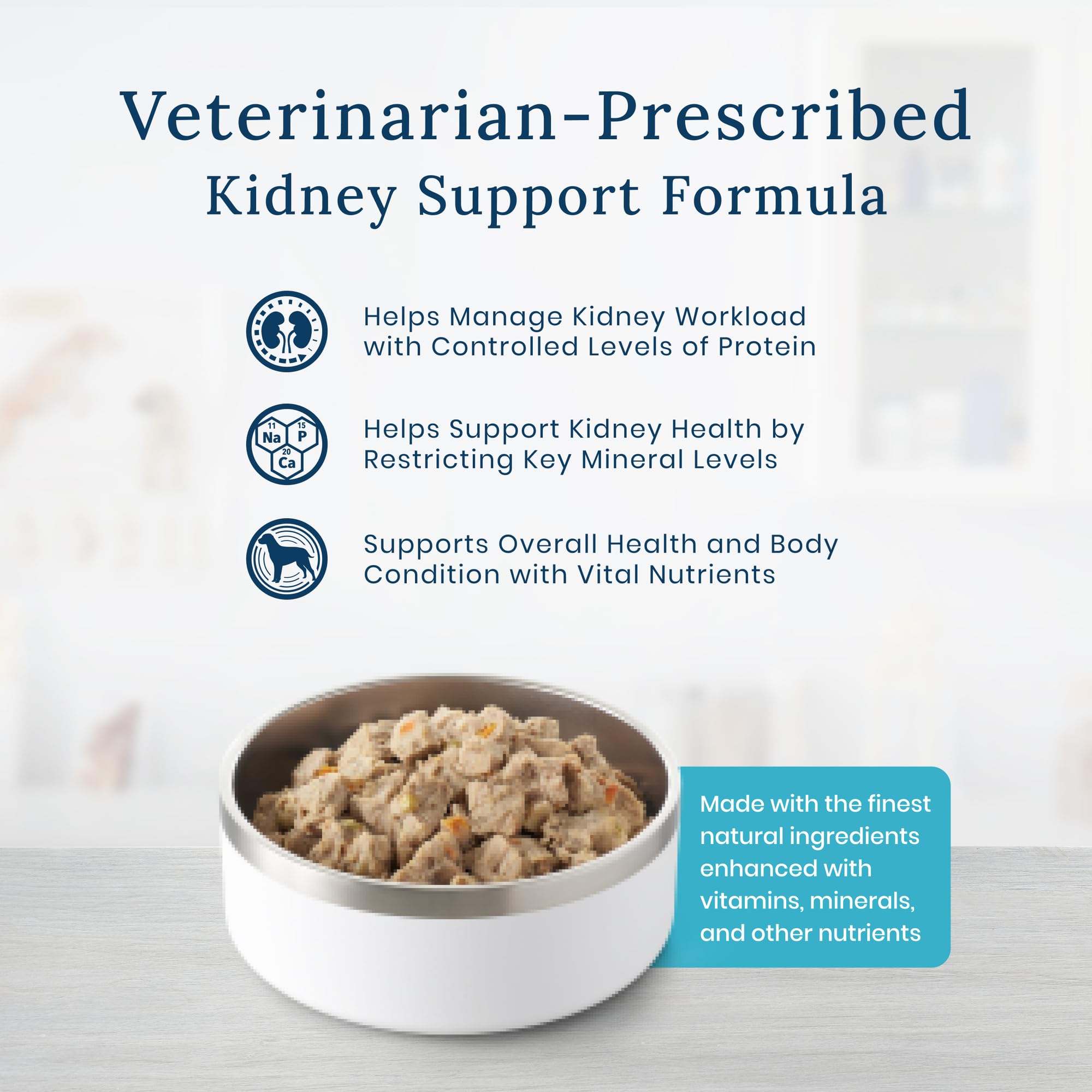Blue Buffalo KS chicken-based formula, protein focus supports healthy body function.