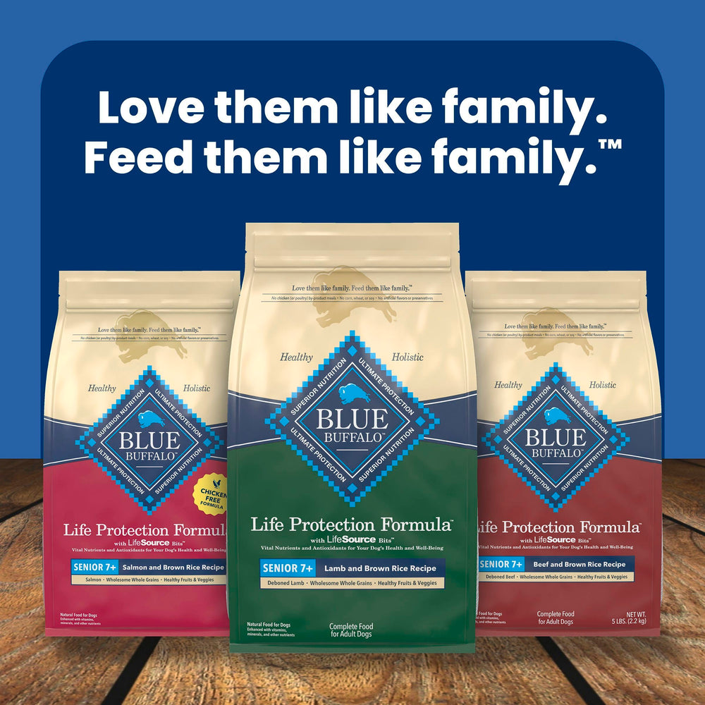 Blue Buffalo Life Protection Formula prebiotic fiber closeup; supports healthy digestion.