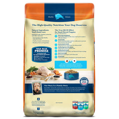 Blue Buffalo Life Protection Large Breed Puppy kibble closeup highlighting texture and quality