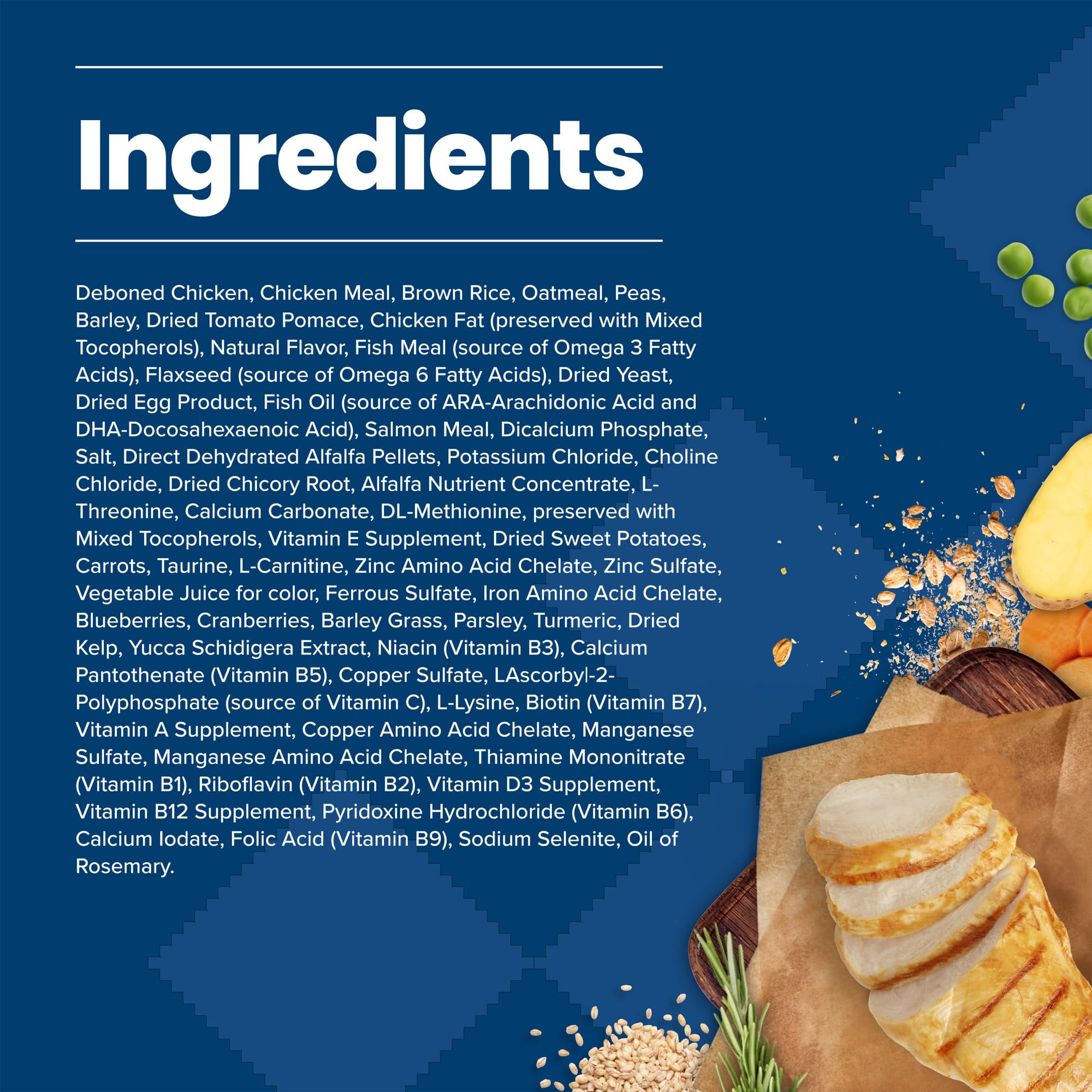 Blue Buffalo LifeSource Bits closeup emphasizing antioxidants for immune support.