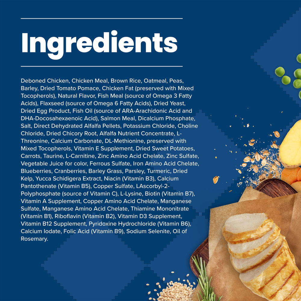 Blue Buffalo LifeSource Bits closeup emphasizing antioxidants for immune support.