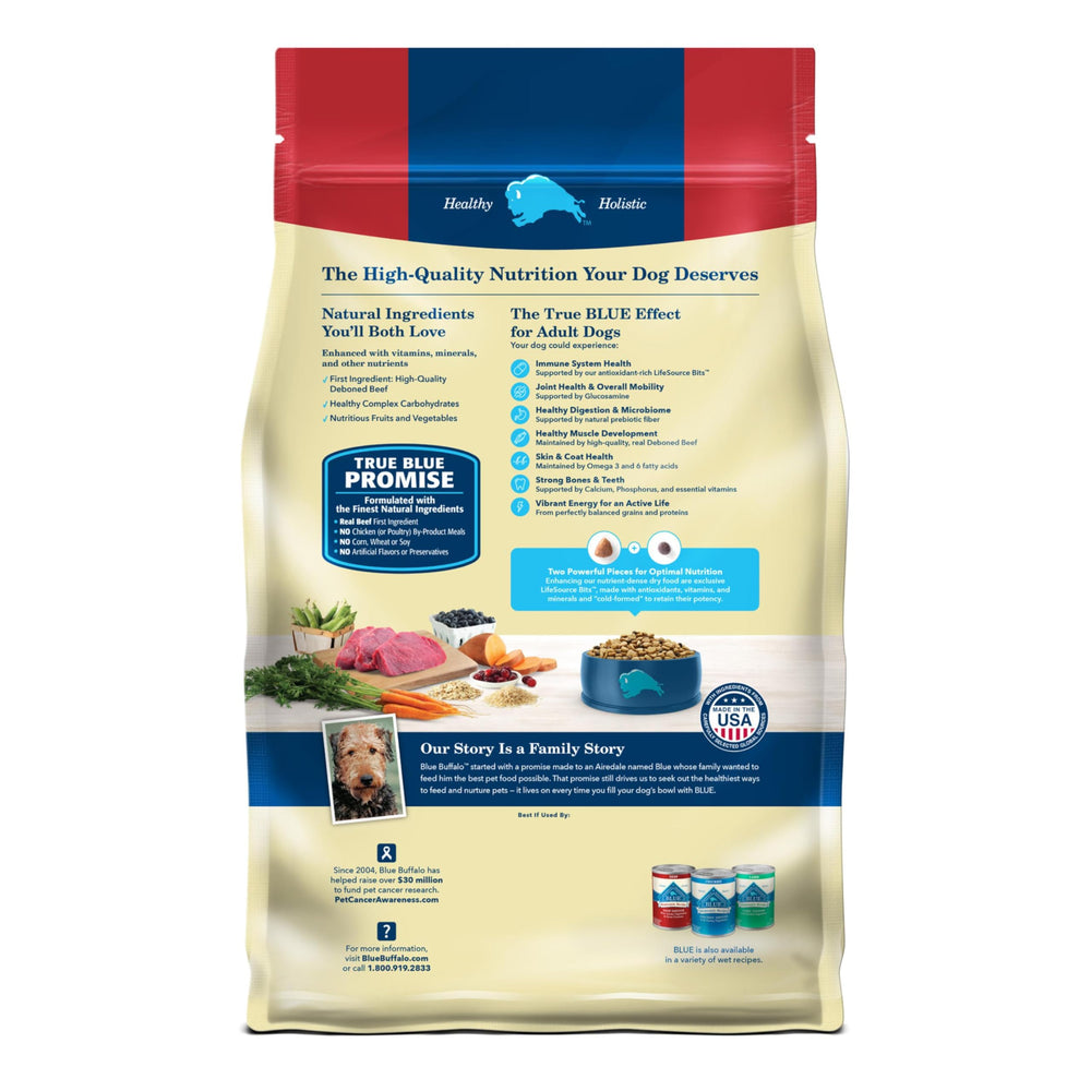 Blue Buffalo Life Protection demonstrates absence of chicken by-products for cleaner ingredients.