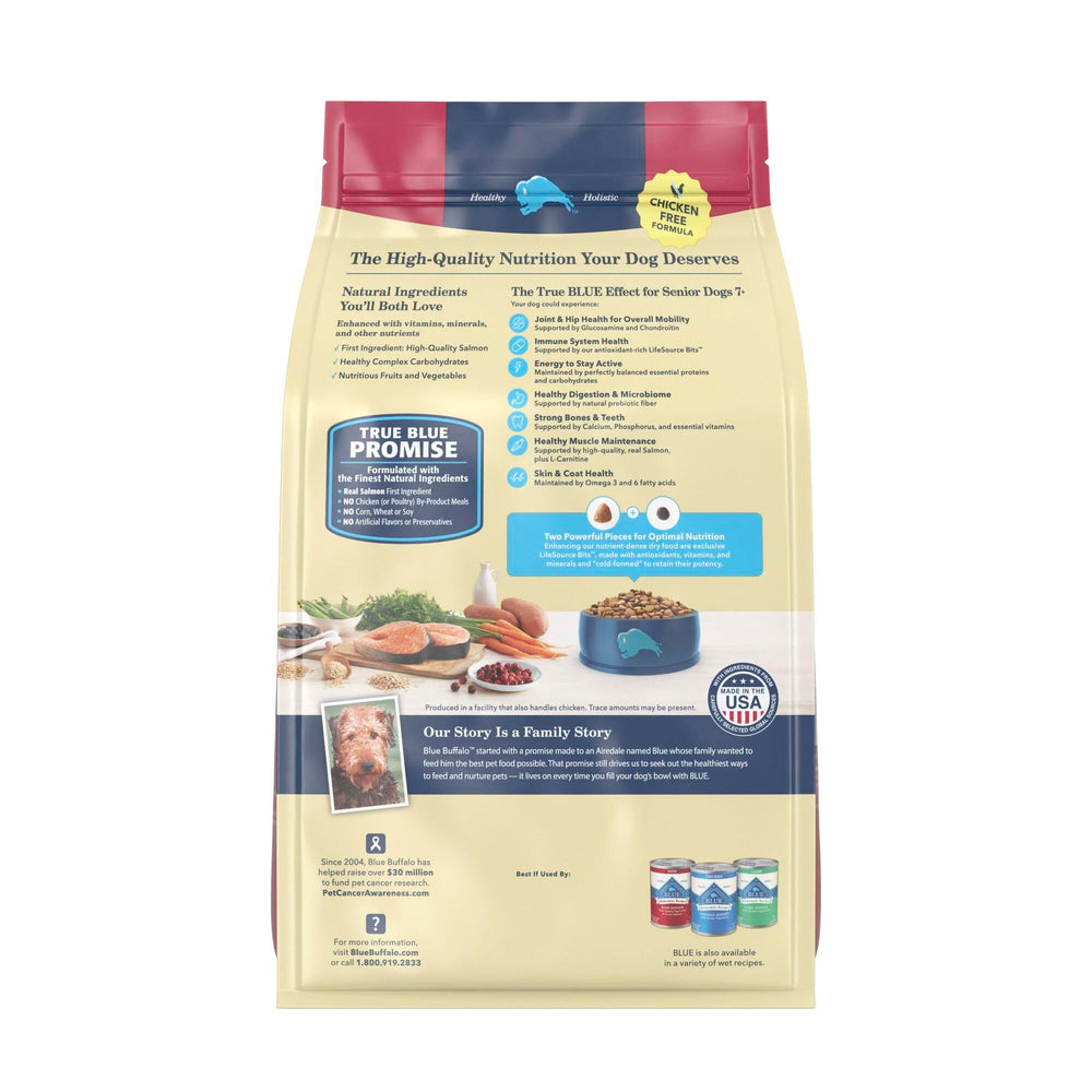 Blue Buffalo Life Protection Senior glucosamine-chondroitin formula supports joint health