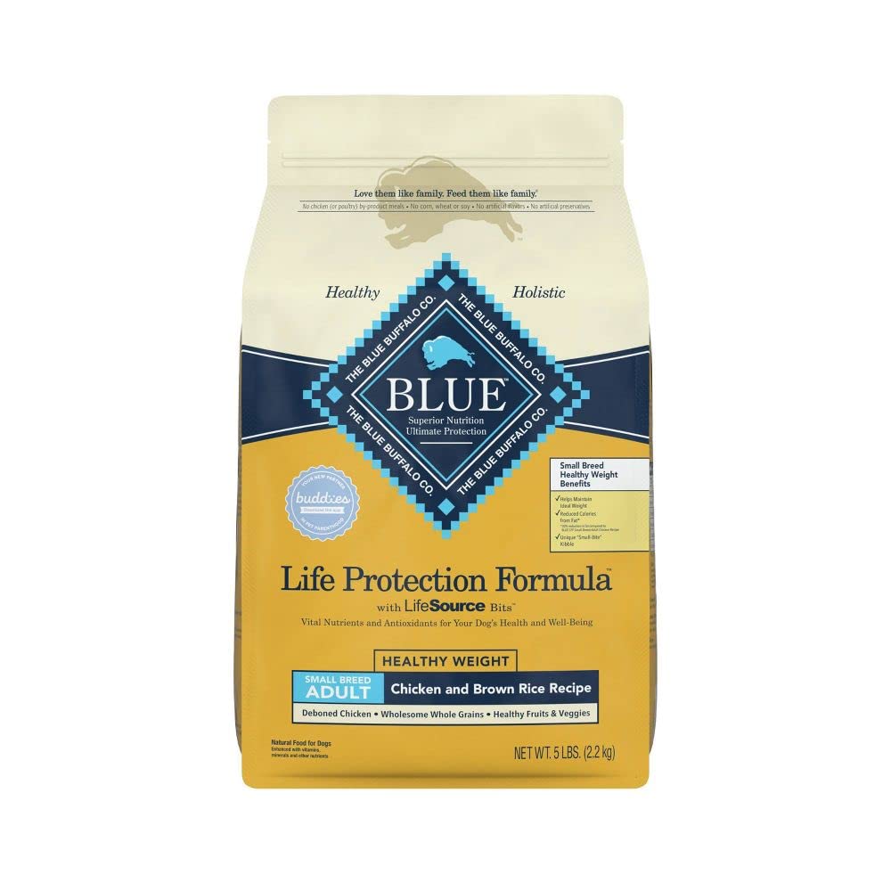Blue Buffalo Life Protection Formula small-breed kibble with real chicken and brown rice for balanced energy