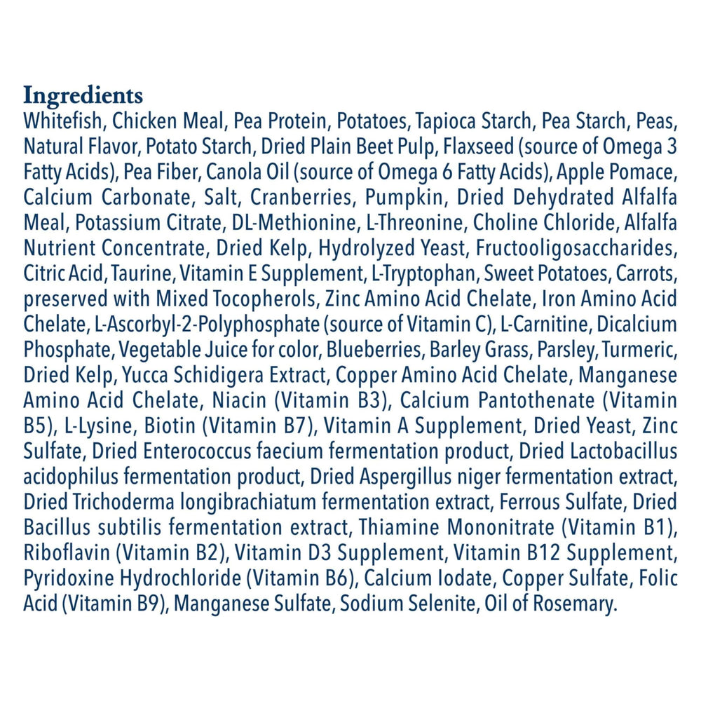 Blue Buffalo natural ingredients without corn, wheat, or soy for cleaner nutrition.