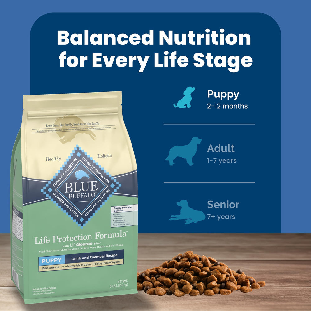 Blue Buffalo image indicates no chicken by-products in the recipe.