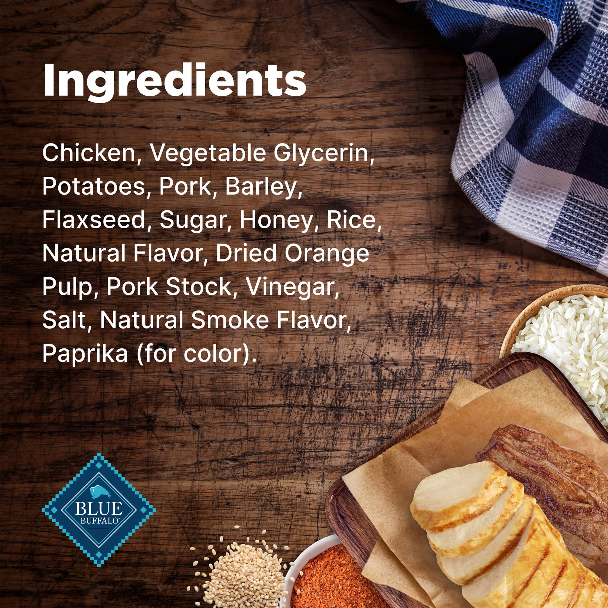 Blue Buffalo Nudges Homestyle packaging details emphasize benefits.