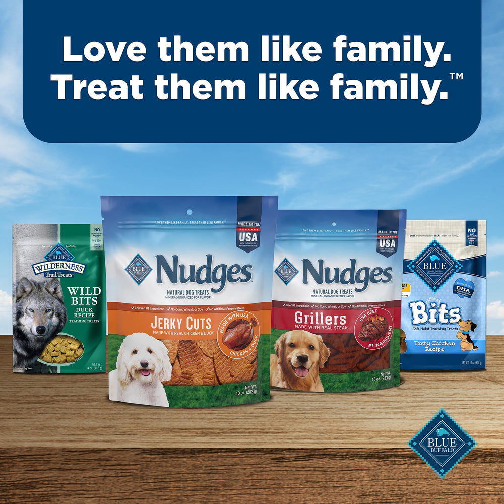 Blue Buffalo Nudges treats create enjoyable daily routines for dogs