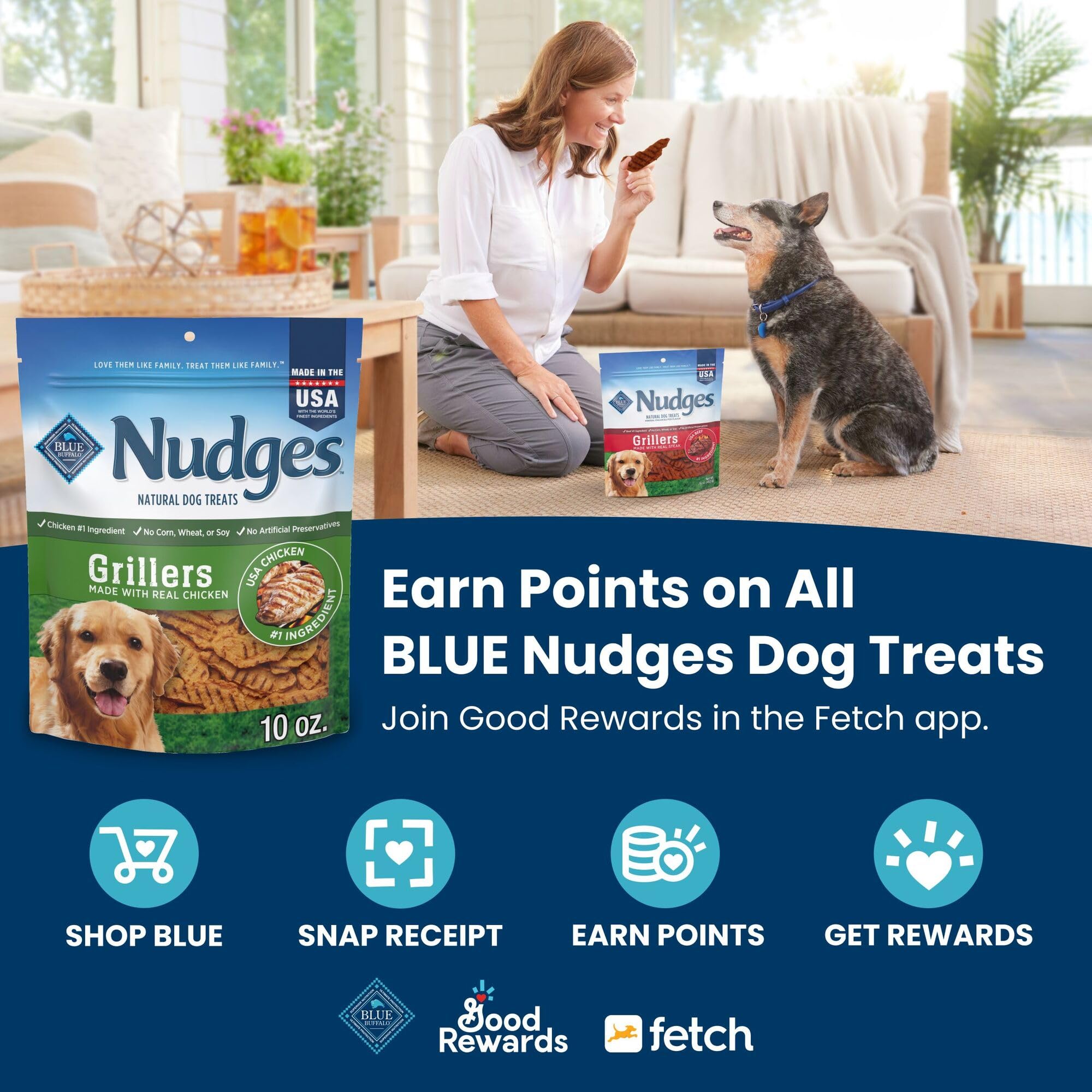 Blue Buffalo Nudges USA-made label emphasizes natural ingredients