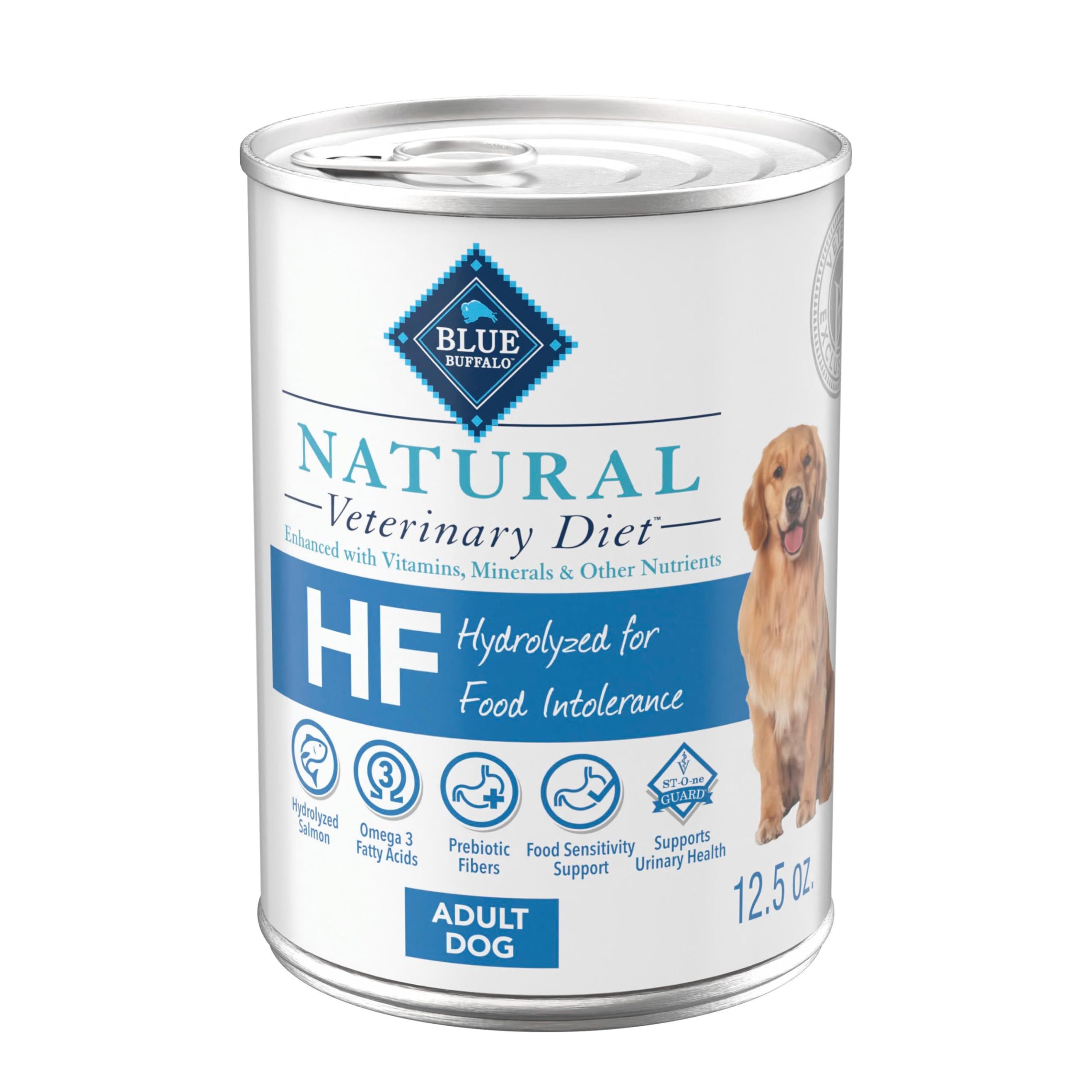 Blue Buffalo NVD hydrolyzed-salmon first ingredient promotes easier digestion