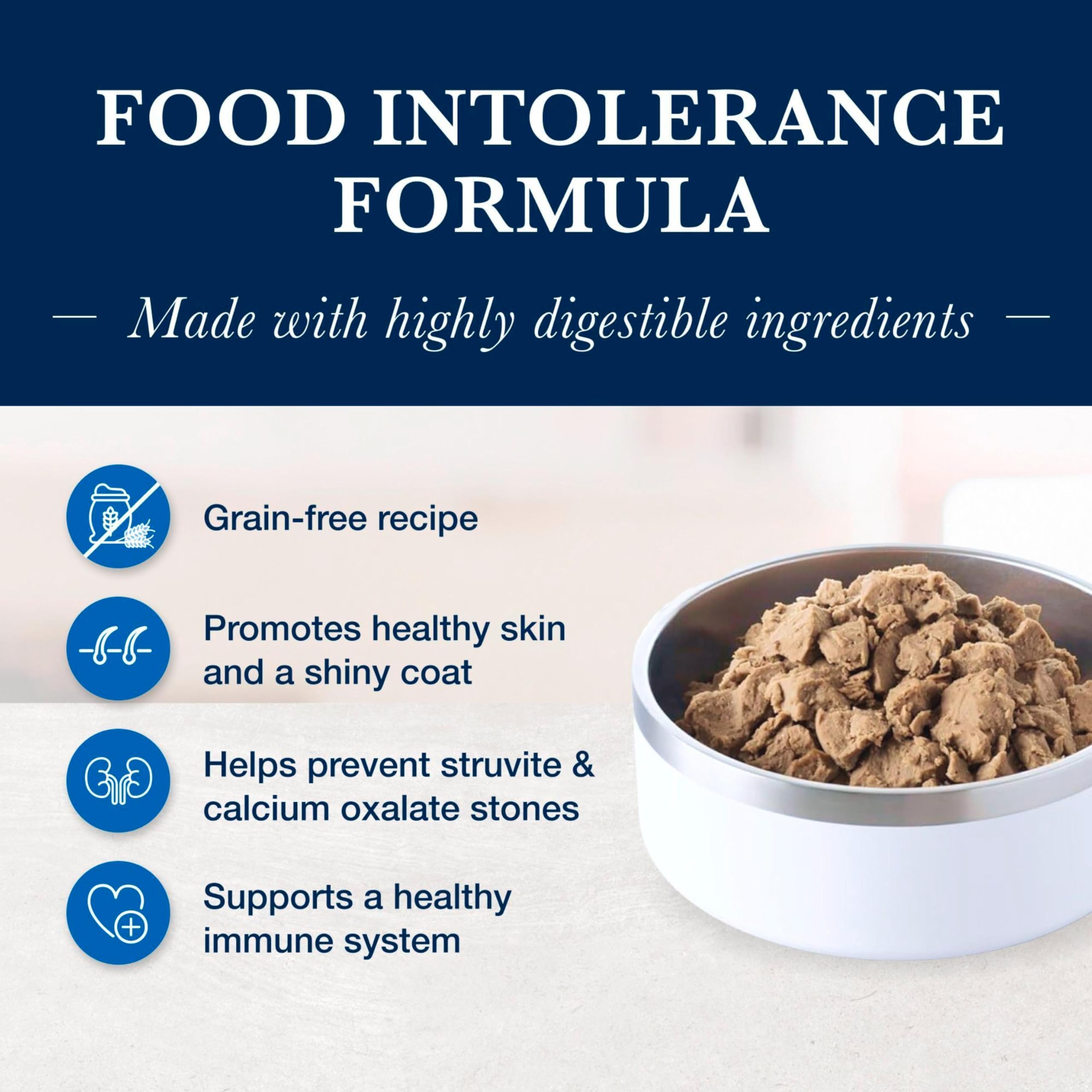 Blue Buffalo NVD no chicken by-product meals supports diverse canine diets