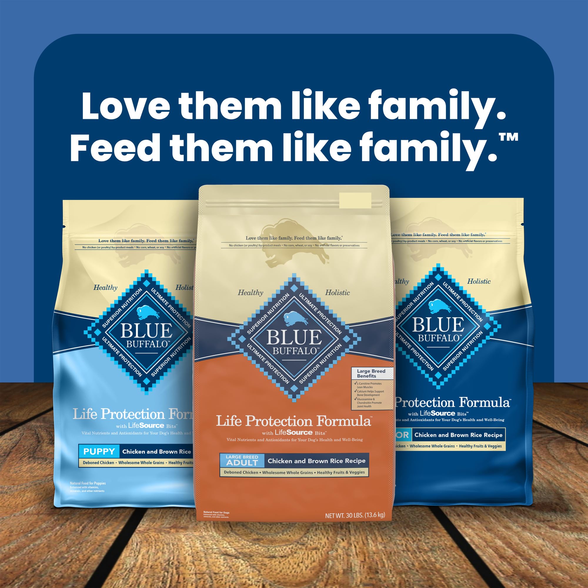 Product packaging highlights key ingredients and benefits of life protection formula.