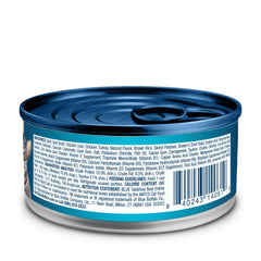 Blue Buffalo Tastefuls Beef Pate label-detail shows real beef as first ingredient.