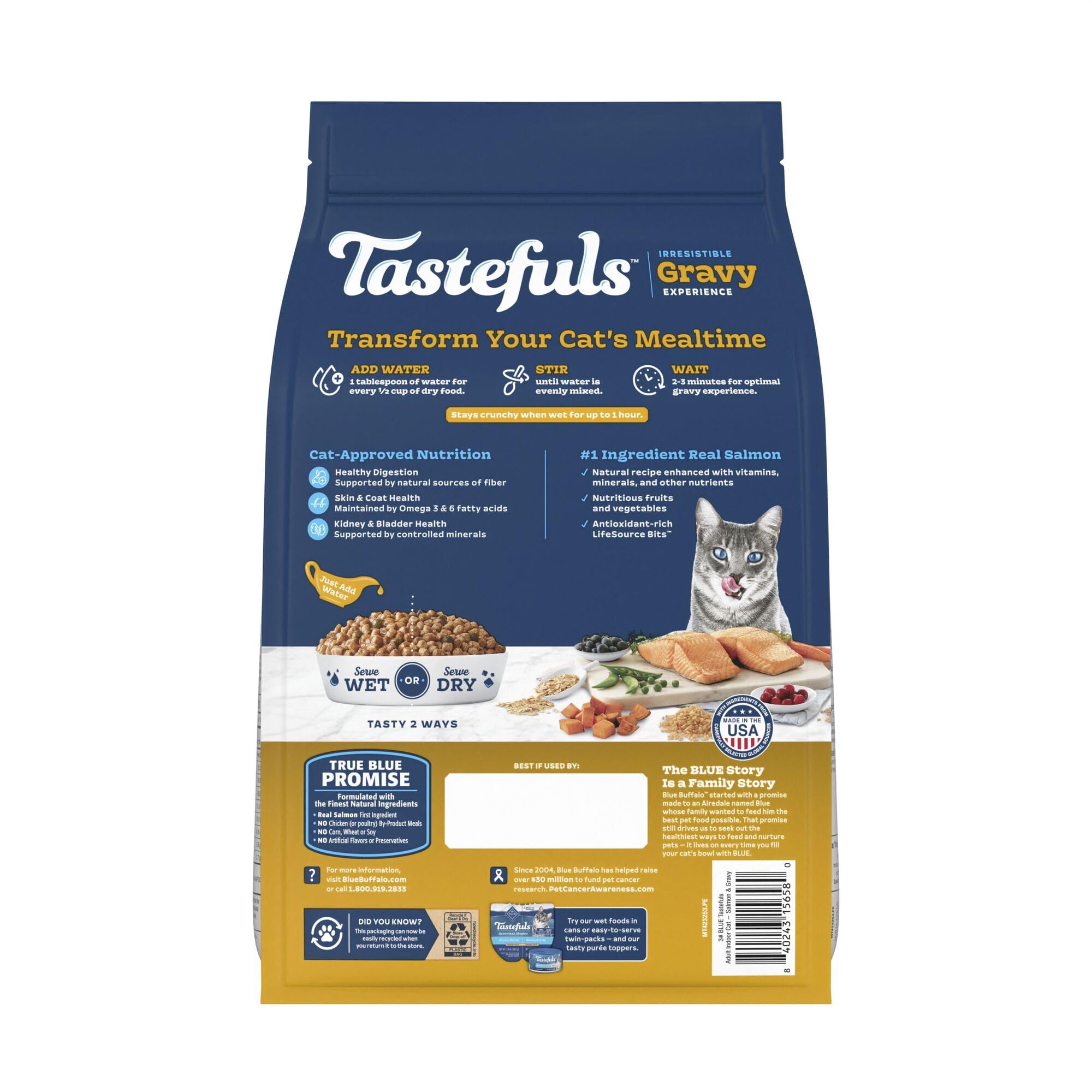 Tastefuls Irresistible Gravy Experience being prepared with warm water to create savory gravy.