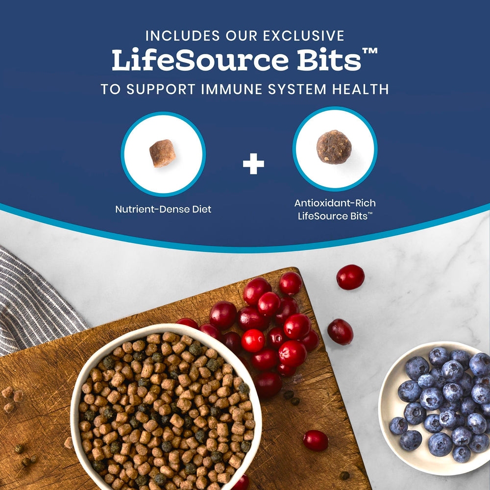 Blue Buffalo Tastefuls kibble close-up communicating tasty protein