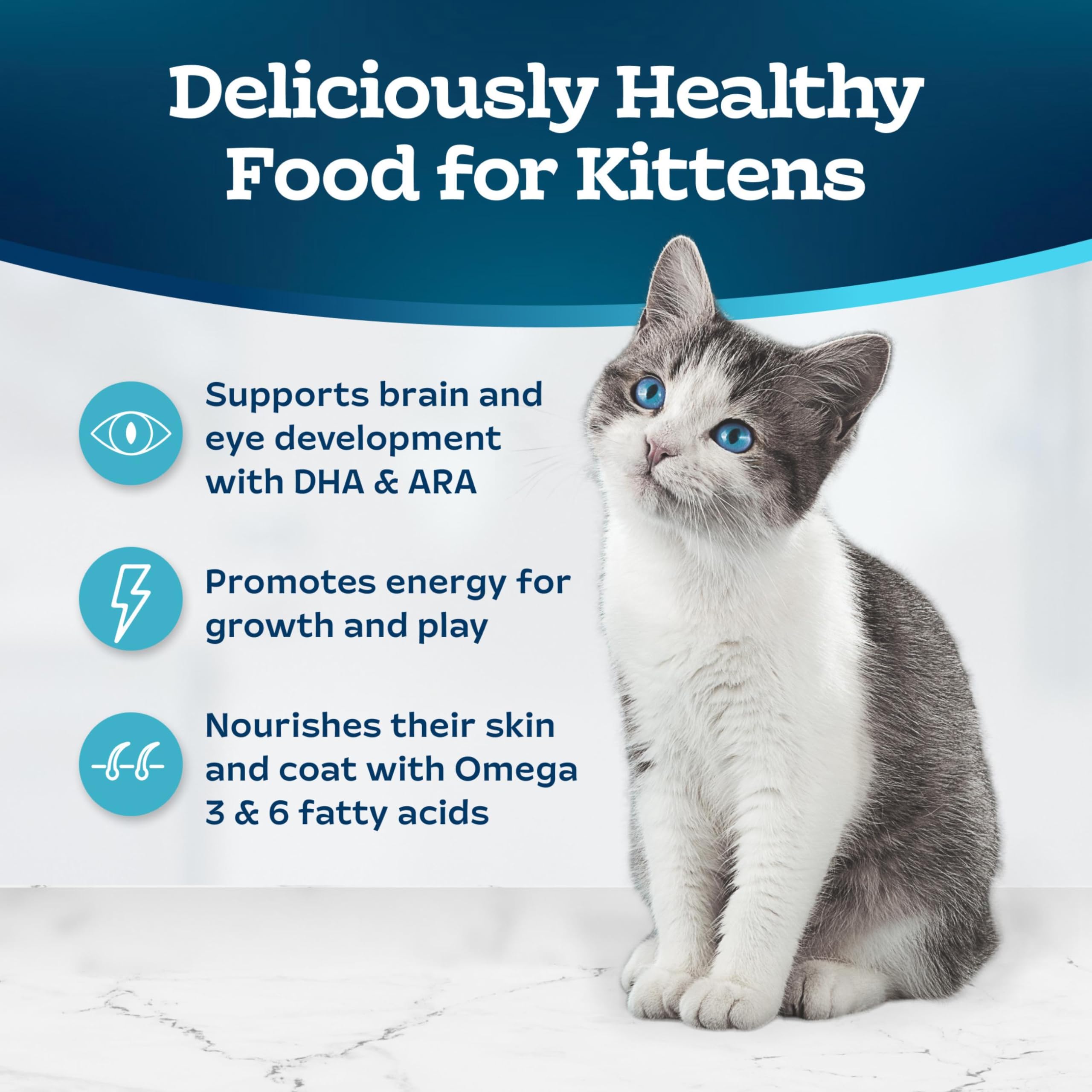 Blue Buffalo Tastefuls kitten food ready to serve in portioned meals