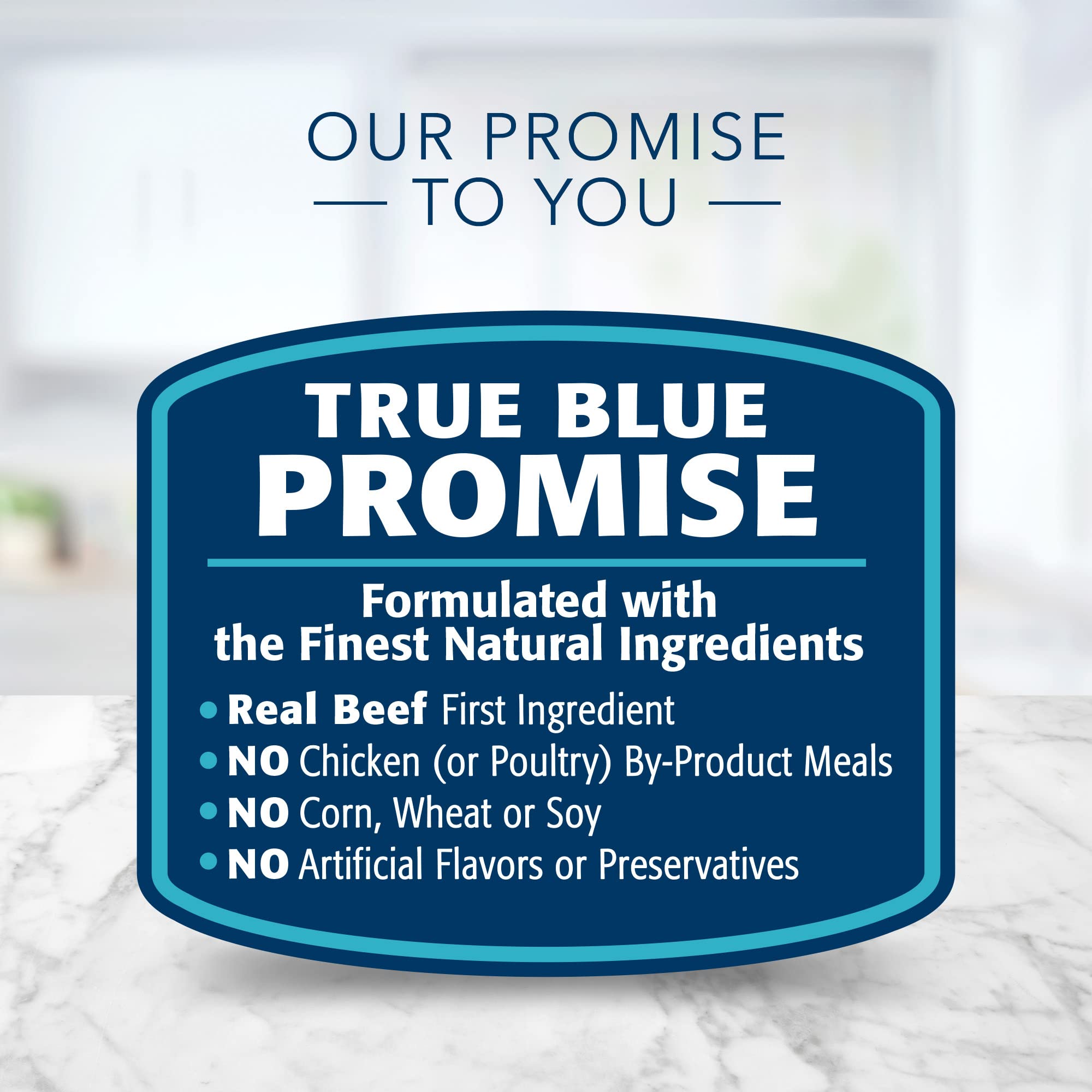 Blue Buffalo Tastefuls no chicken by-product meals, corn, soy or wheat