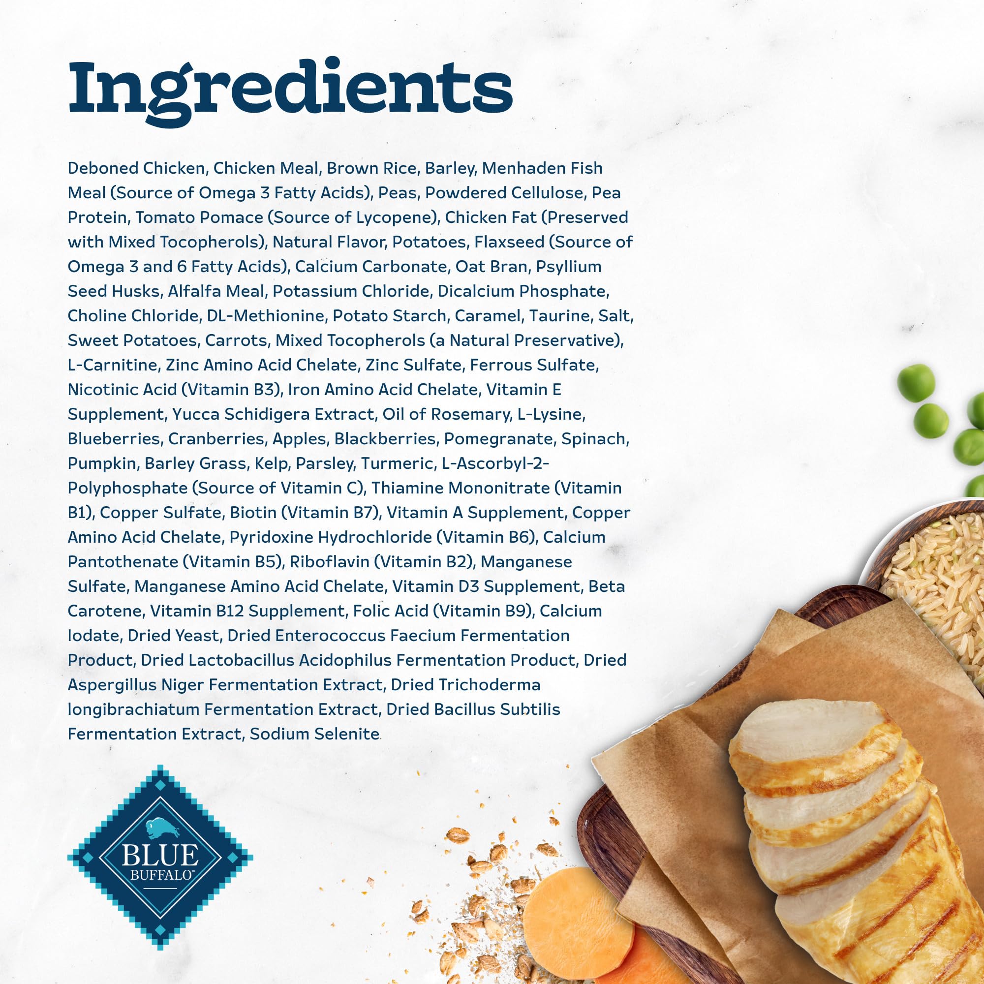 Blue Buffalo Tastefuls no-corn-wheat-soy recipe avoids common grains for sensitive stomachs
