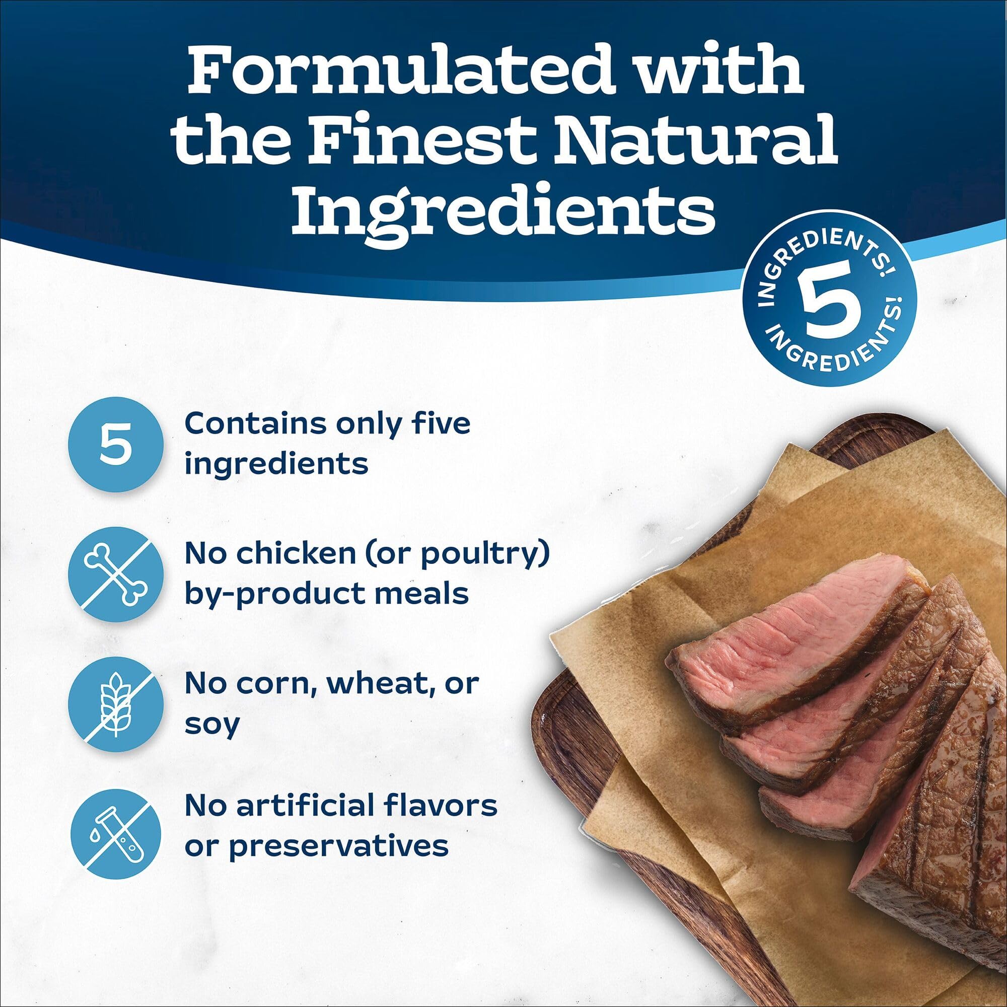Blue Buffalo Tastefuls Purées beef five-ingredient simple recipe