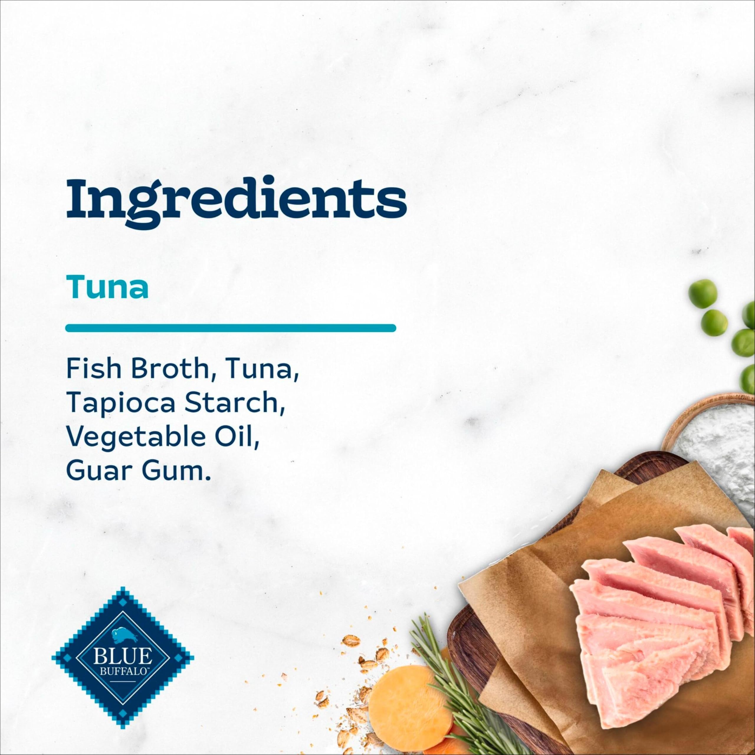 Blue Buffalo Tastefuls Purées with Tuna as a tasty topper for daily meals