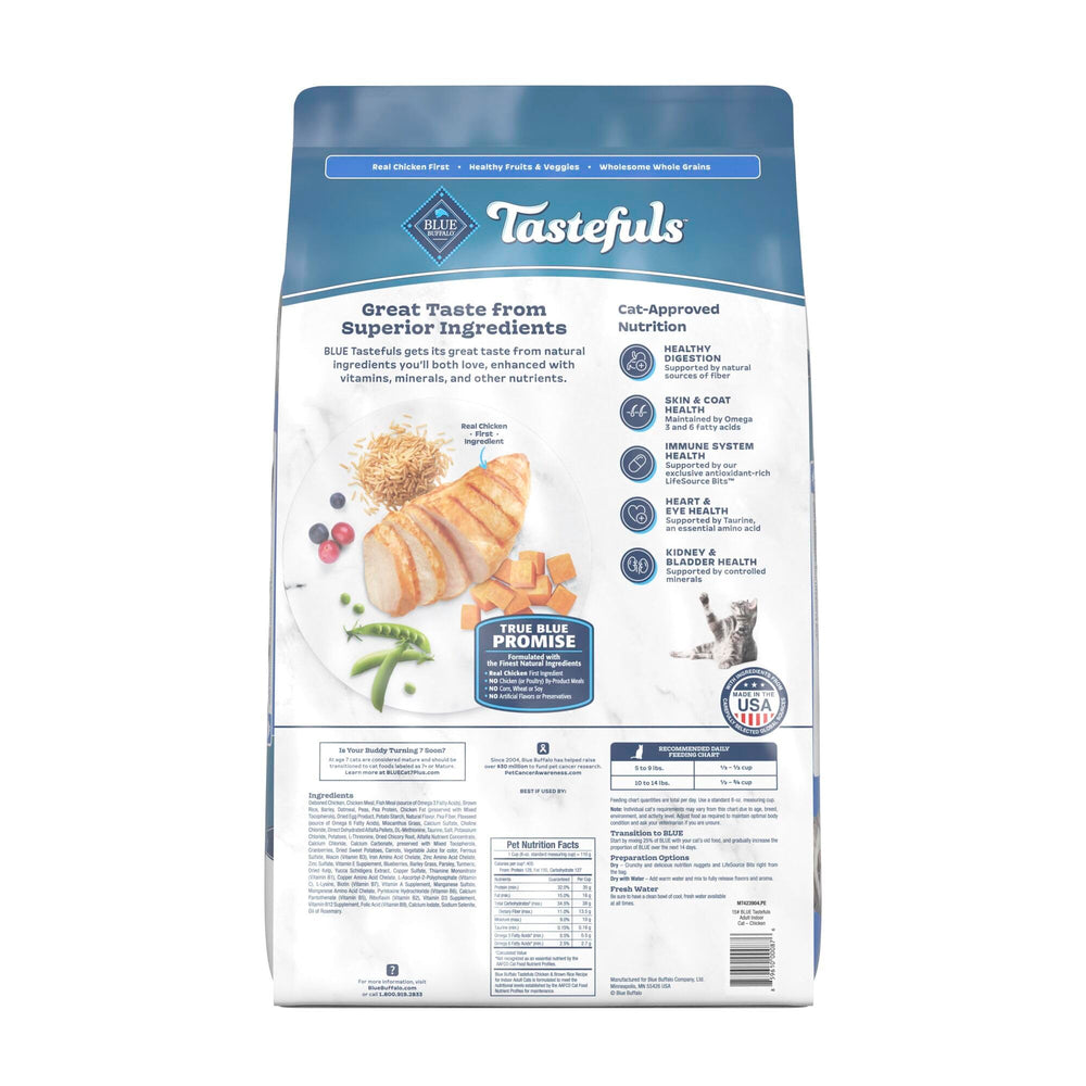 Blue Buffalo Tastefuls real chicken first close-up with premium protein