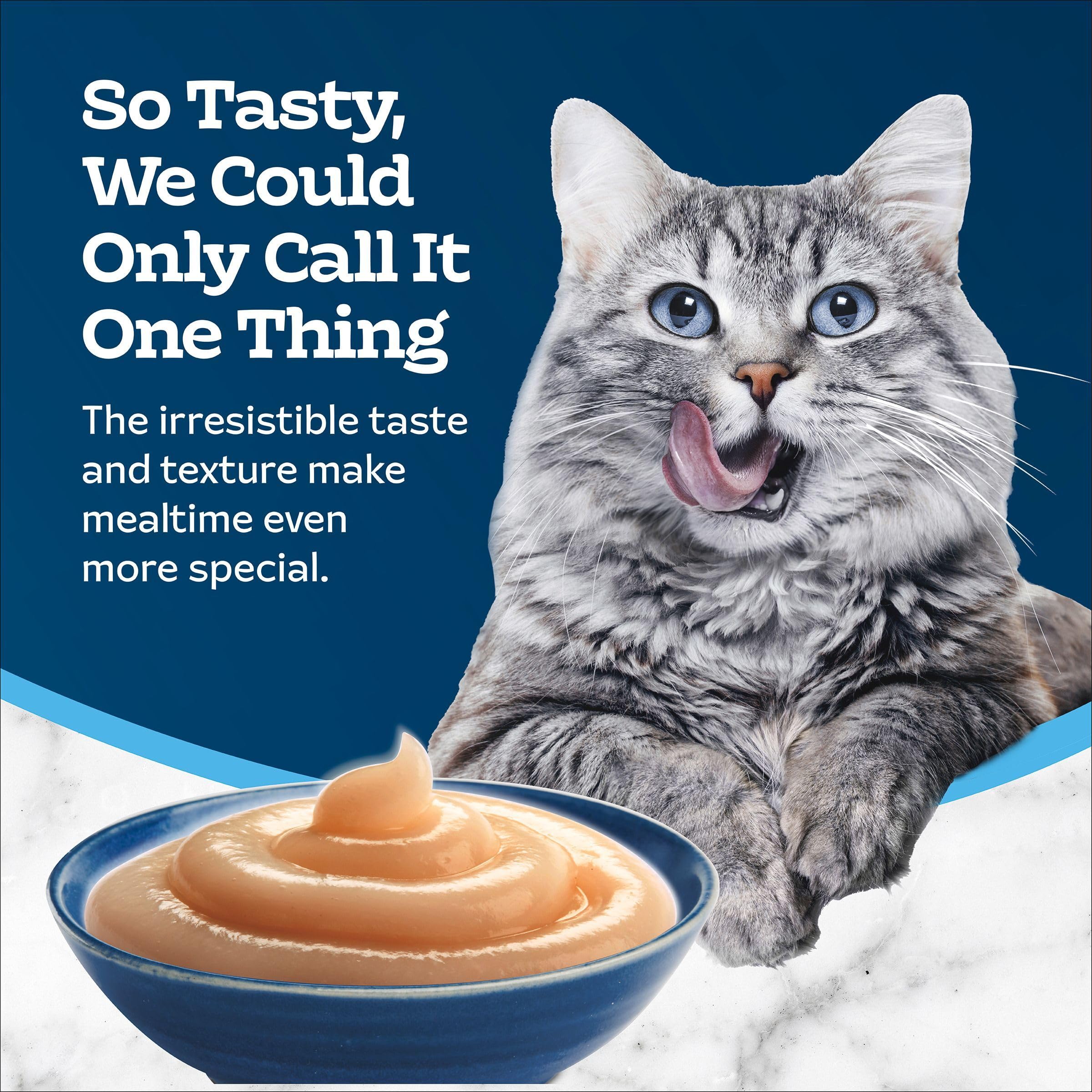 Blue Buffalo Tastefuls Silky Texture image highlights smooth mousse-like treat