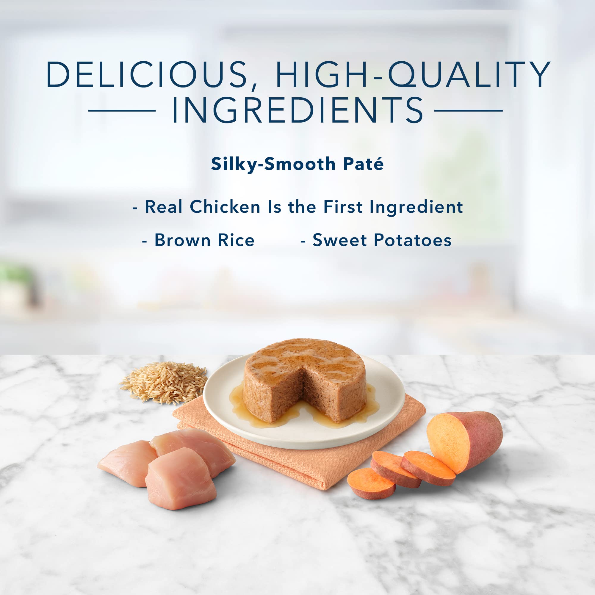High moisture wet cat food supports daily hydration.
