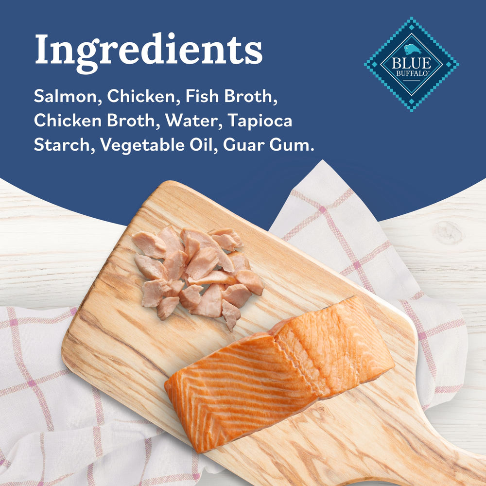 Blue Buffalo Tender Shreds use natural ingredients with no poultry by-product meals.