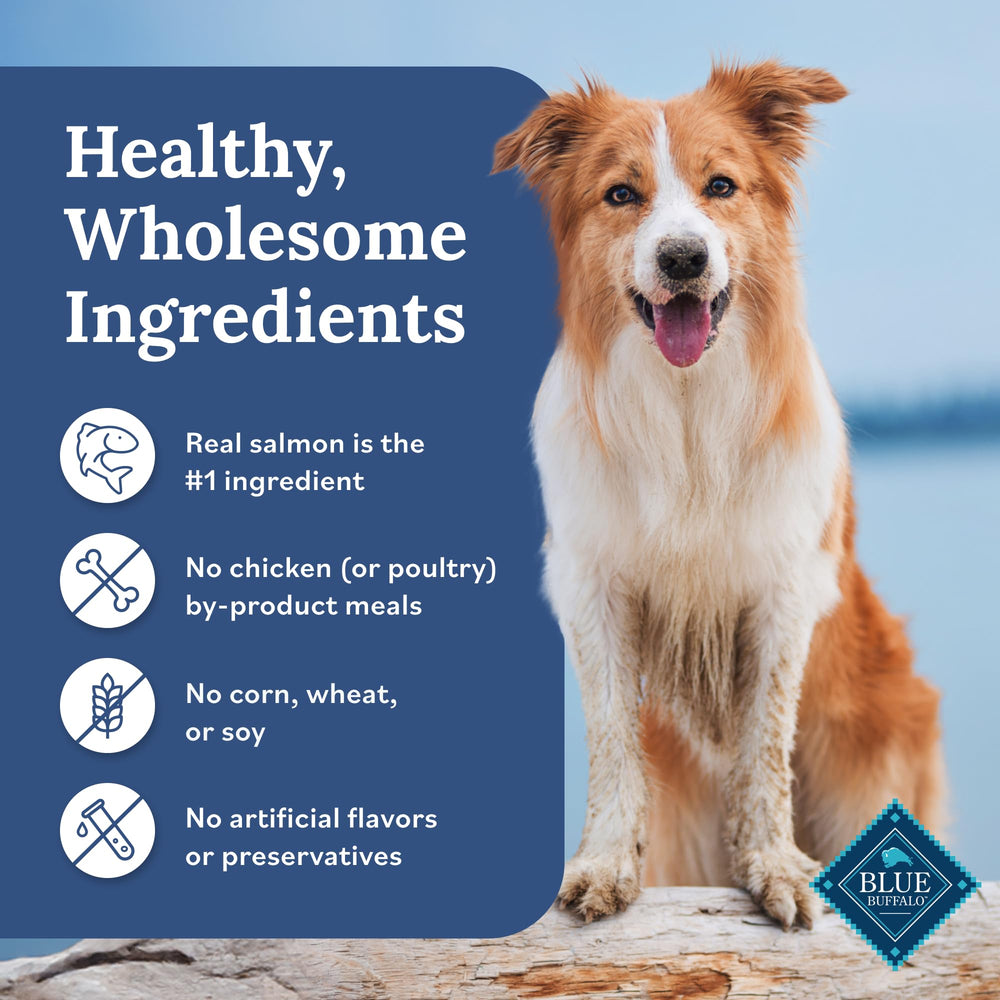 No poultry by-product meals in Blue Buffalo Tender Shreds for a cleaner topping.