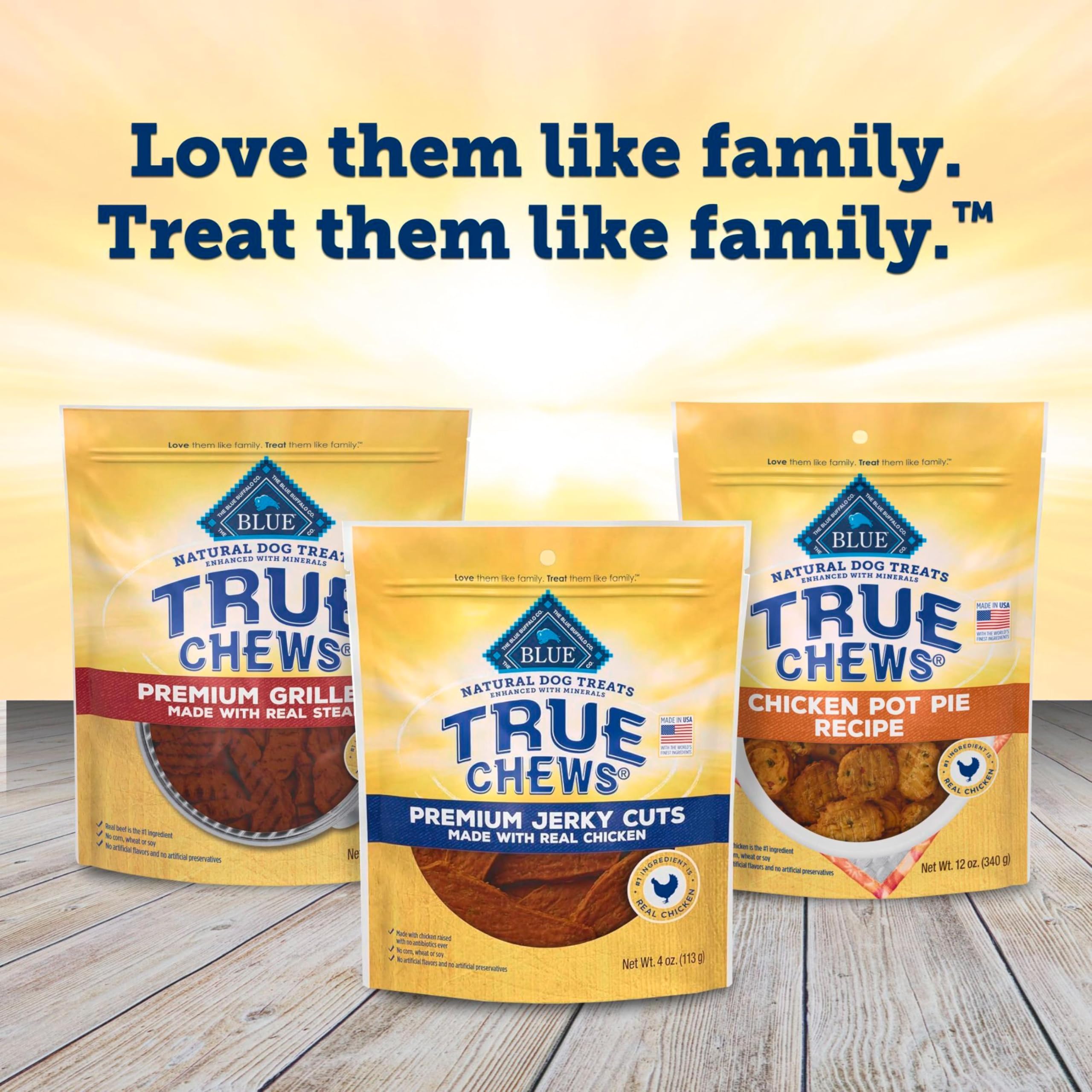 Blue Buffalo True Chews Jerky Cuts 32-ounce bag for households