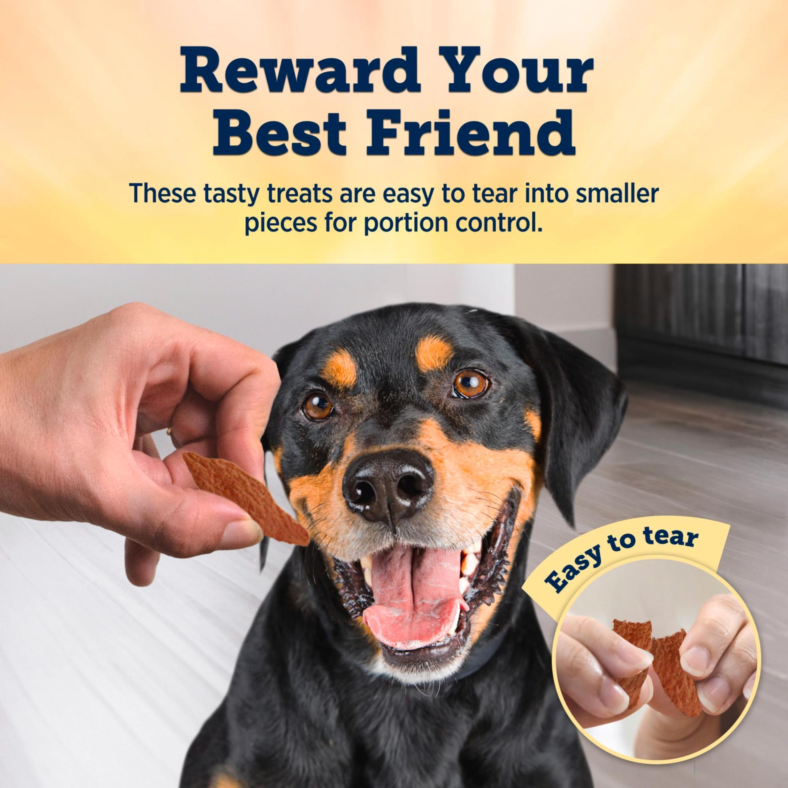 Blue Buffalo True Chews Jerky Cuts USA-made emblem on package