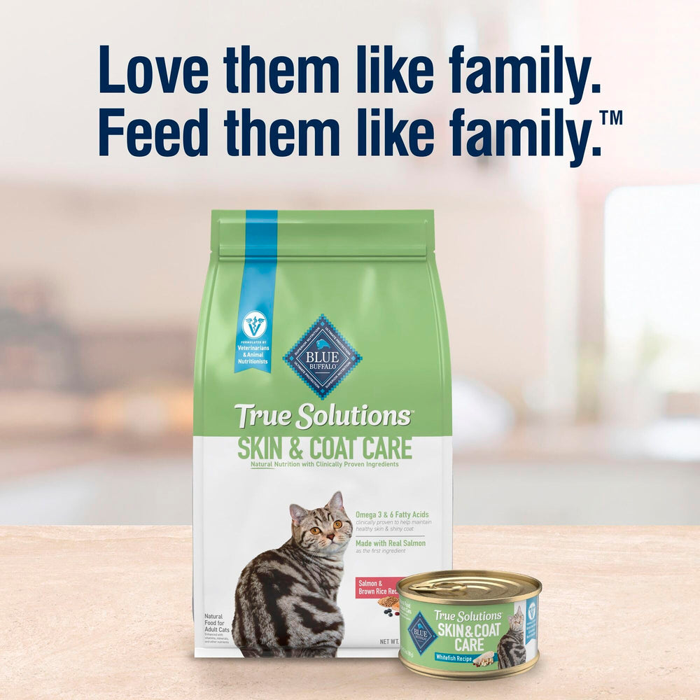Blue Buffalo True Solutions 11-lb bag for adult cats, family-friendly formula