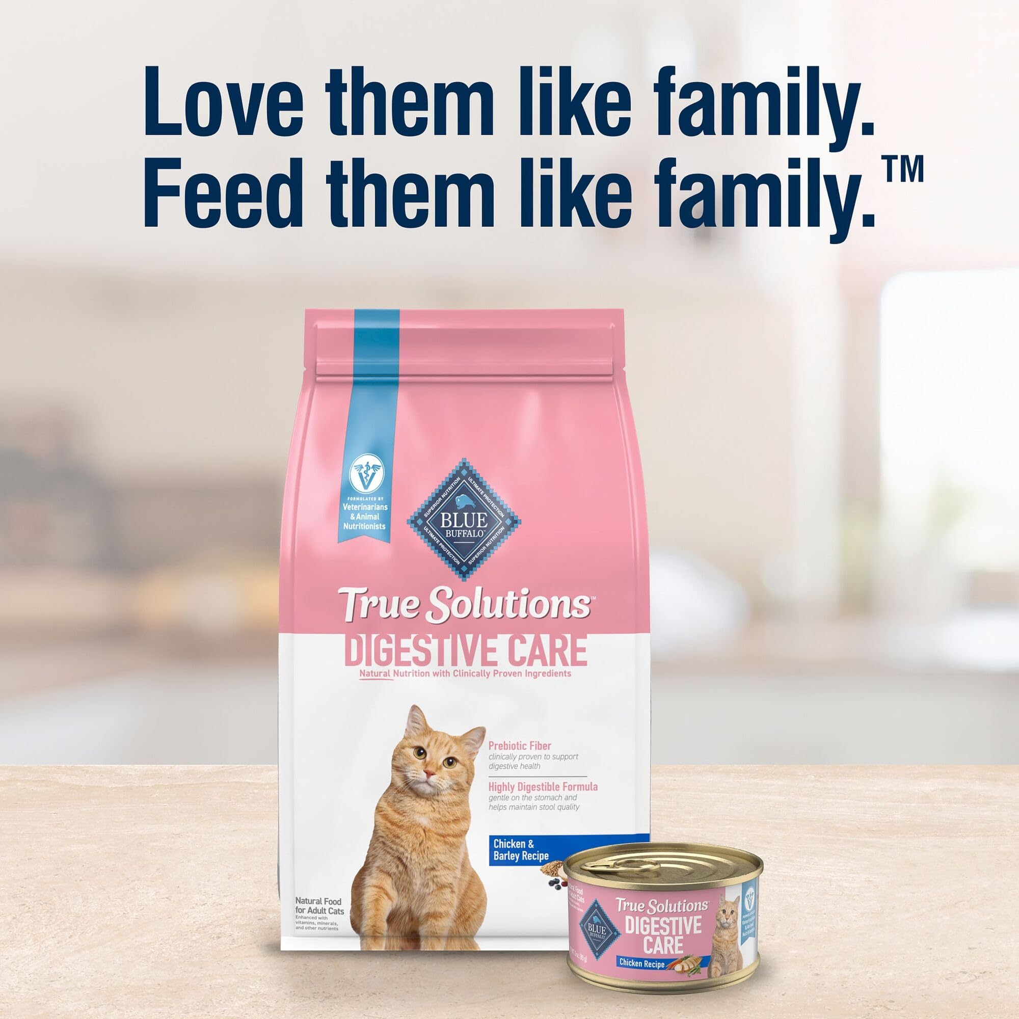 Blue Buffalo True Solutions 11-lb bag visual for family-friendly size