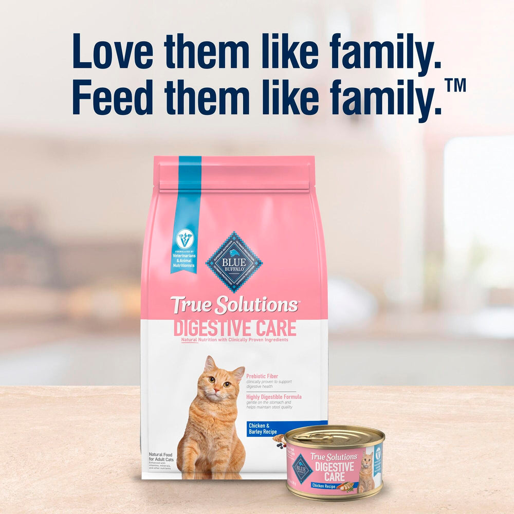 Blue Buffalo True Solutions 11-lb bag visual for family-friendly size