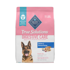 Blue Buffalo True Solutions digestive care bag supports stool quality.