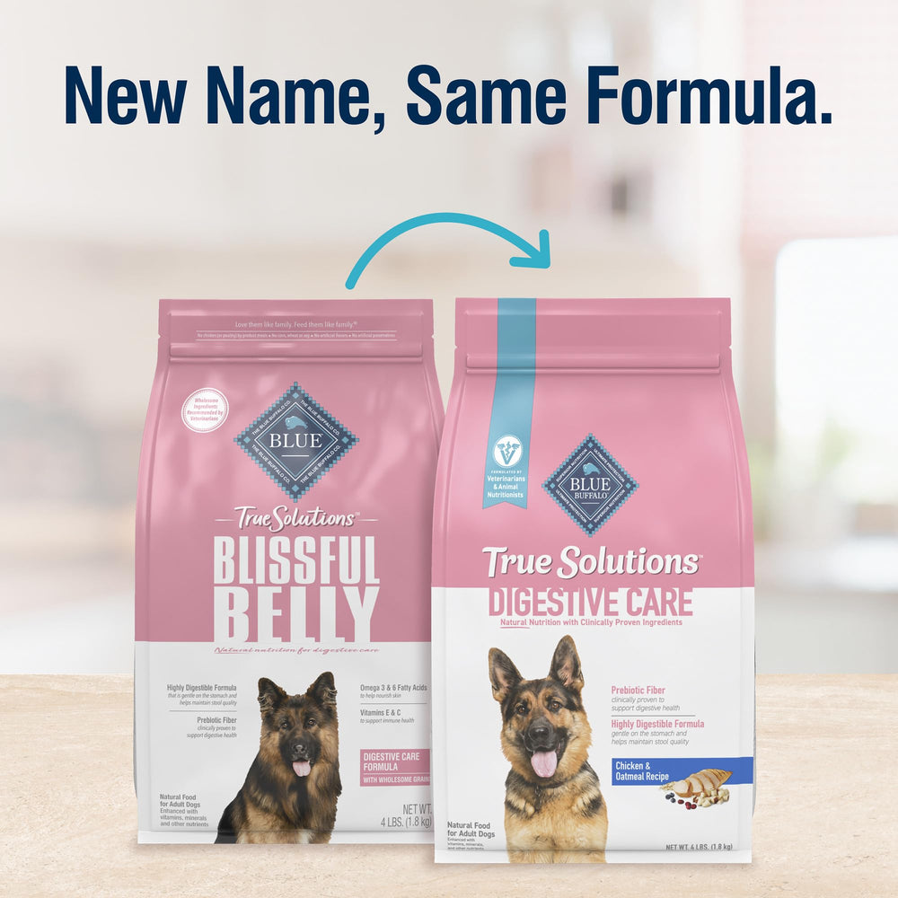 Blue Buffalo True Solutions kibble closeup shows real chicken.
