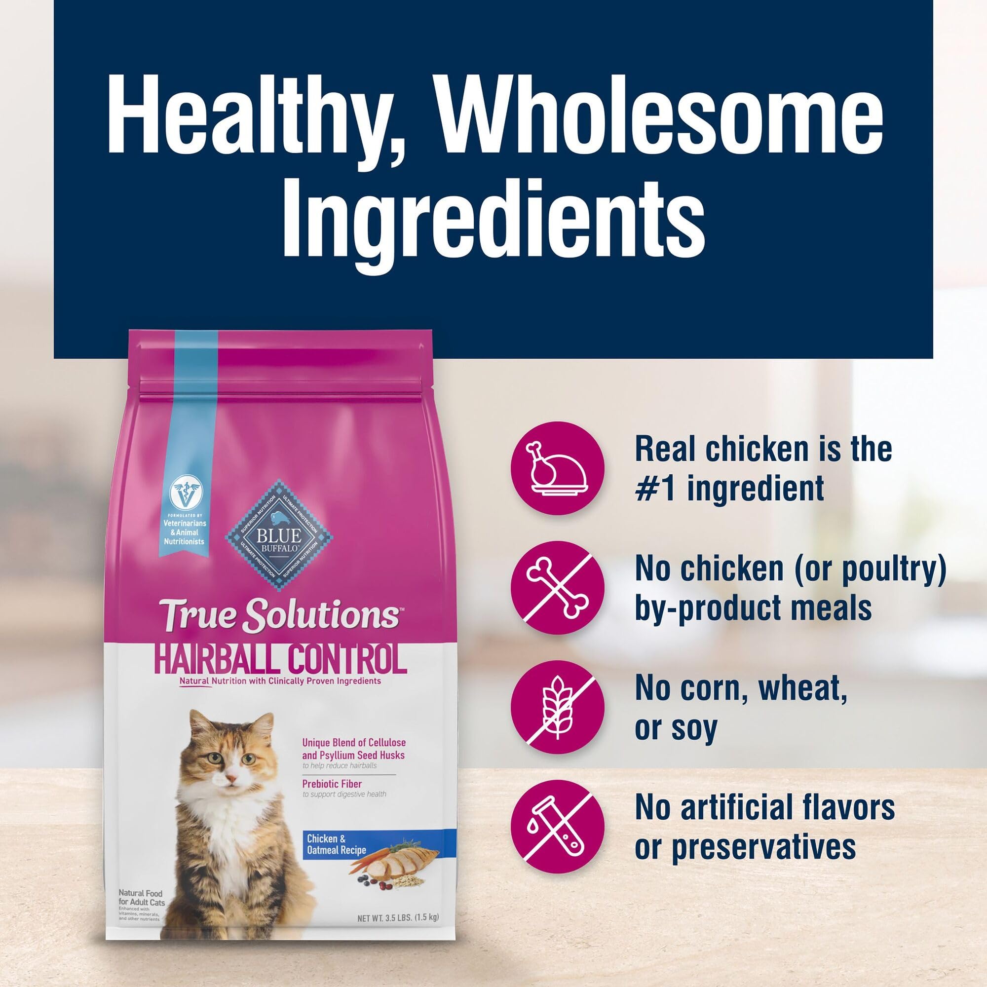 Prebiotic and fiber components highlighted for digestive support