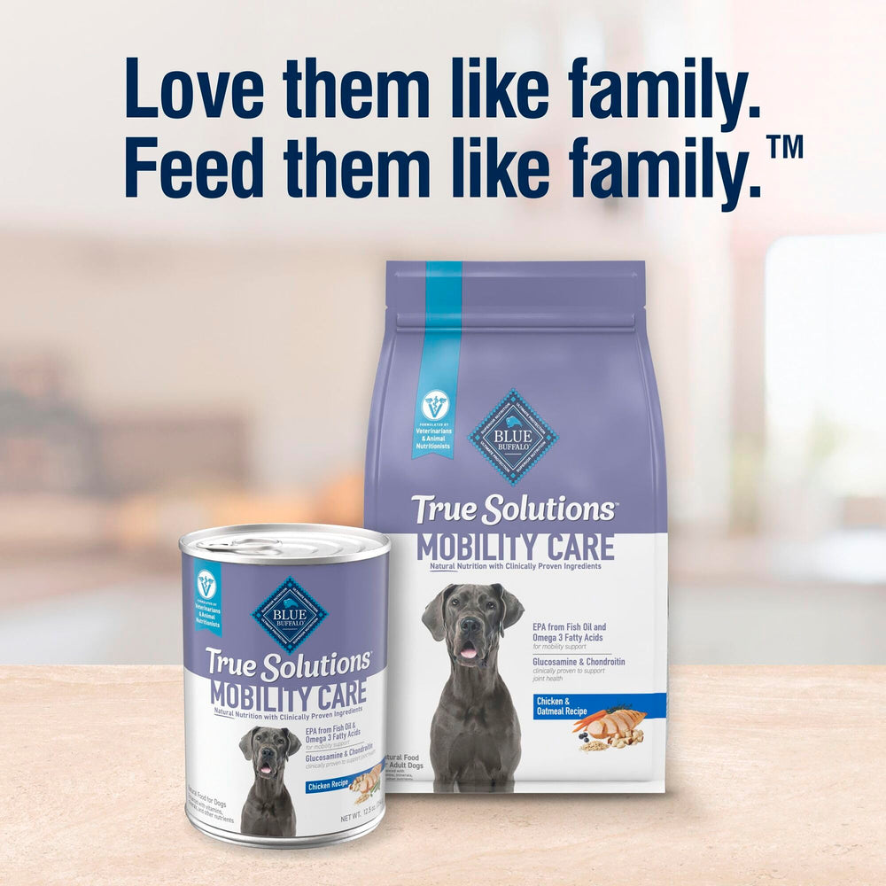 Blue Buffalo True Solutions Mobility Care packaging variant display