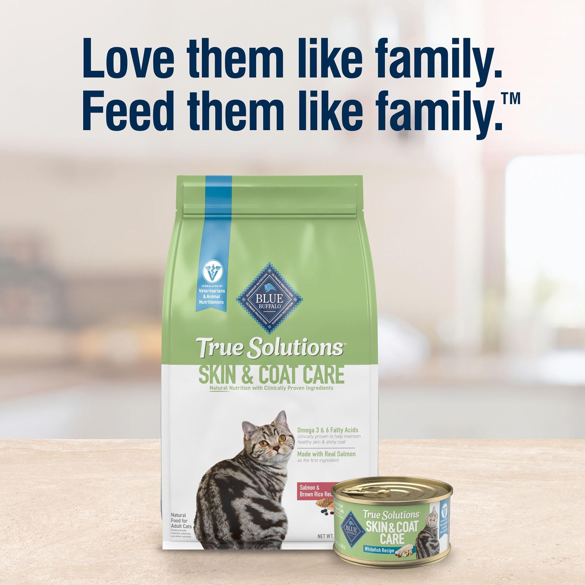 Blue Buffalo True Solutions Natural ingredients emphasize quality sourcing