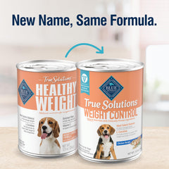 Blue Buffalo True Solutions can highlighting real chicken as the first ingredient.